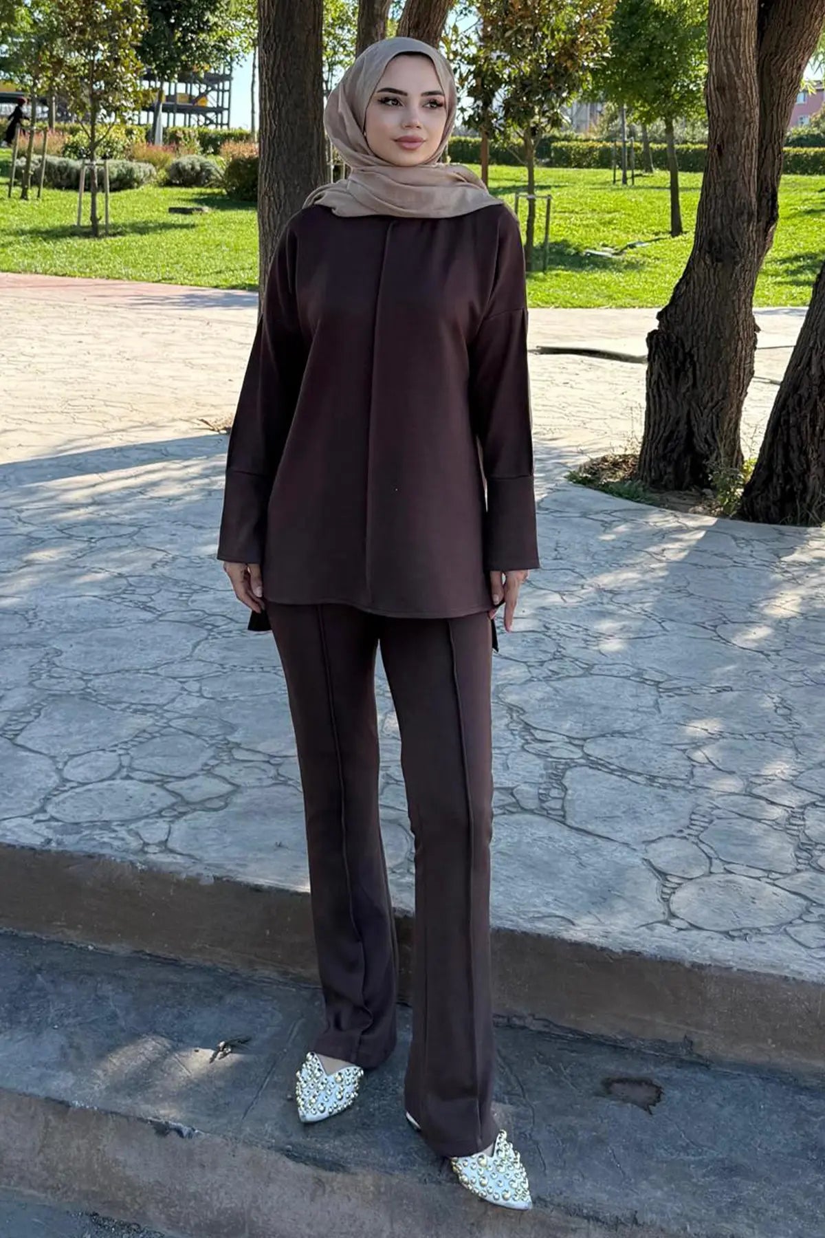 Two-piece Set With Stitching Detail, view 5