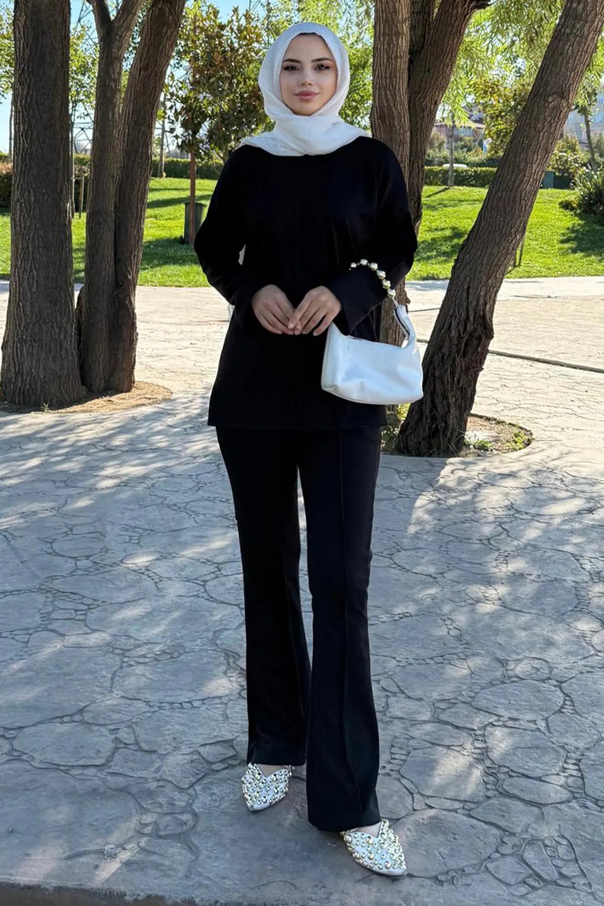 Two-piece Set With Stitching Detail, view 4