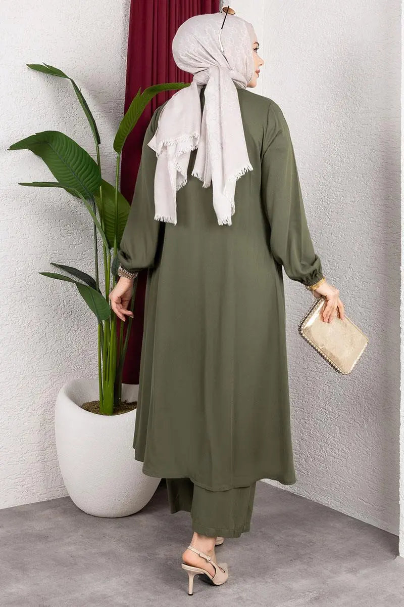 Long Hijab Suit, view 3