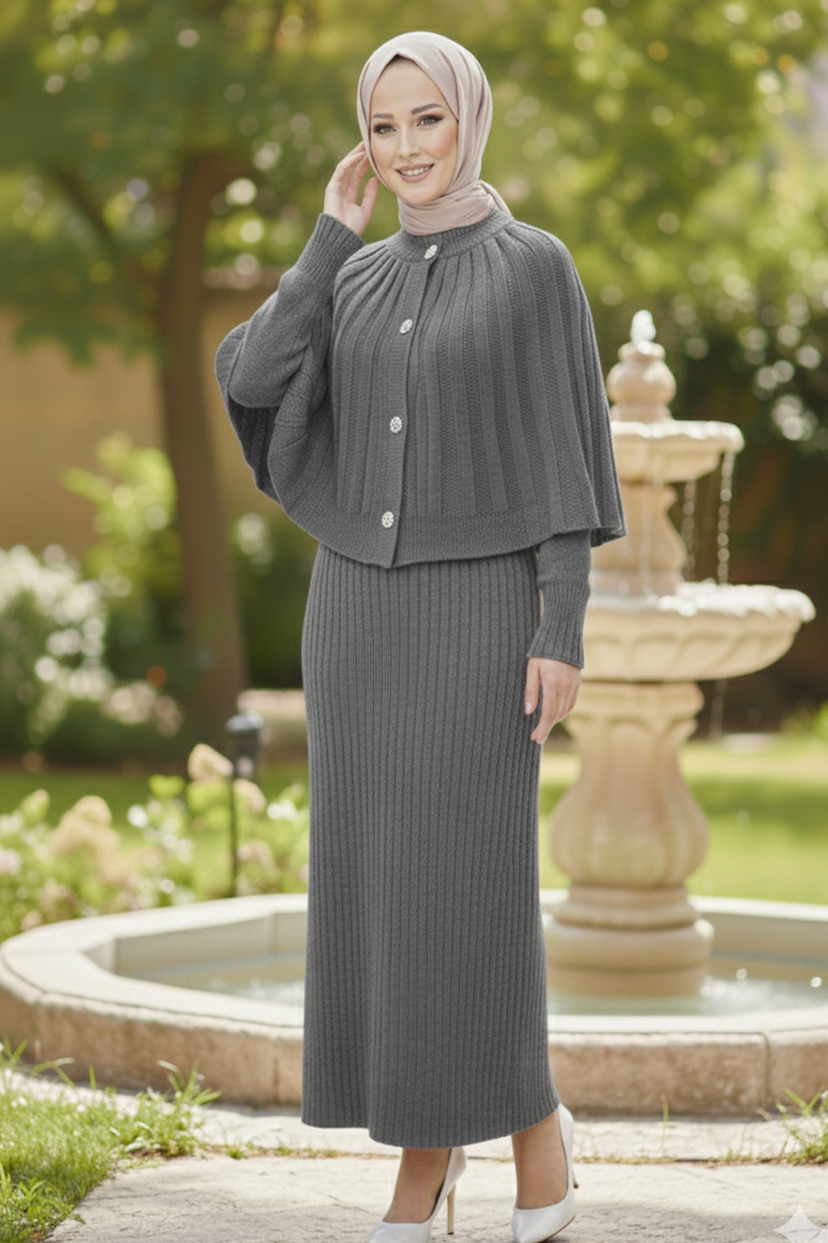 Bolero Knit Dress by NEOMODEST