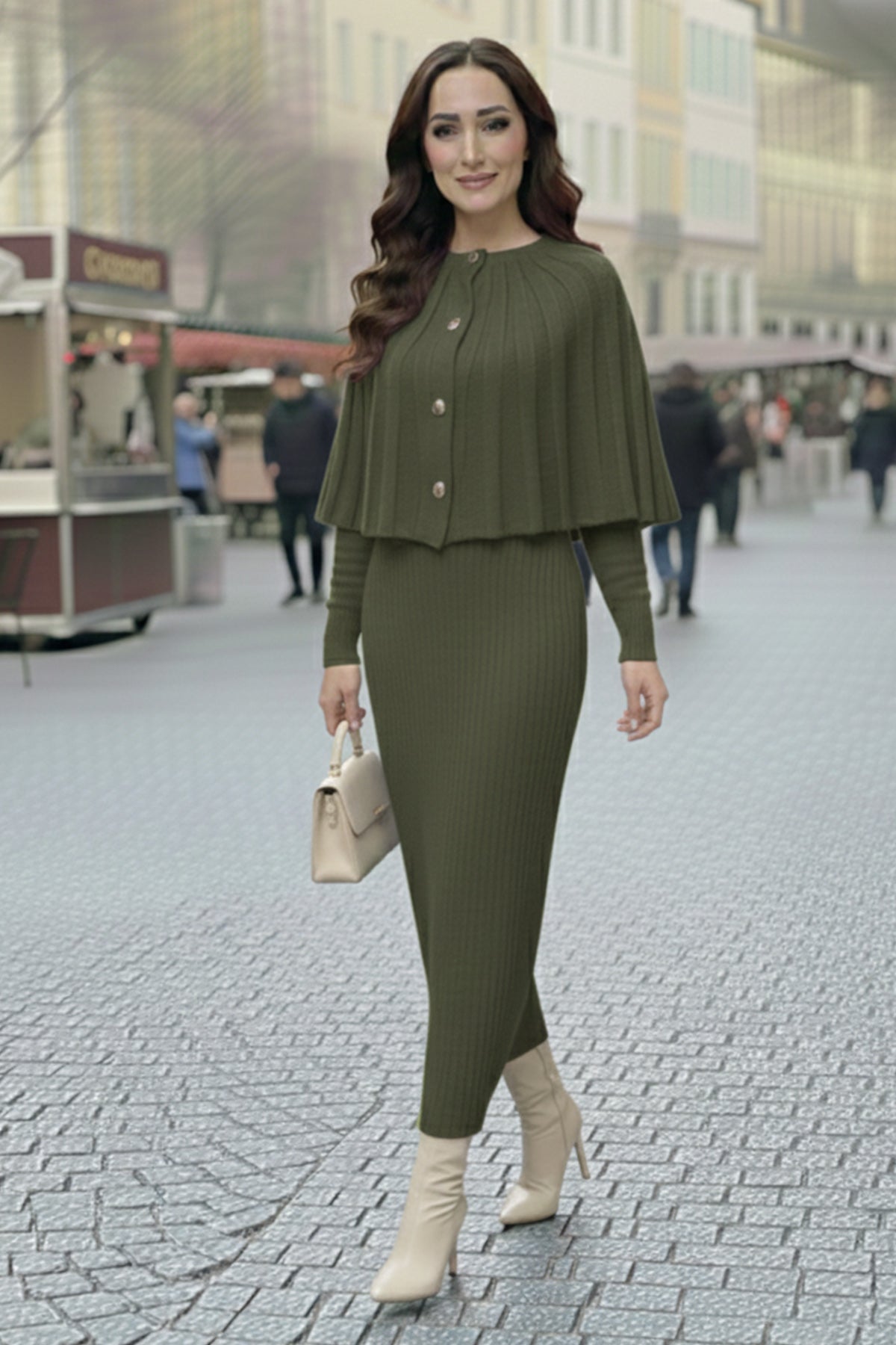 Bolero Knit Dress by NEOMODEST