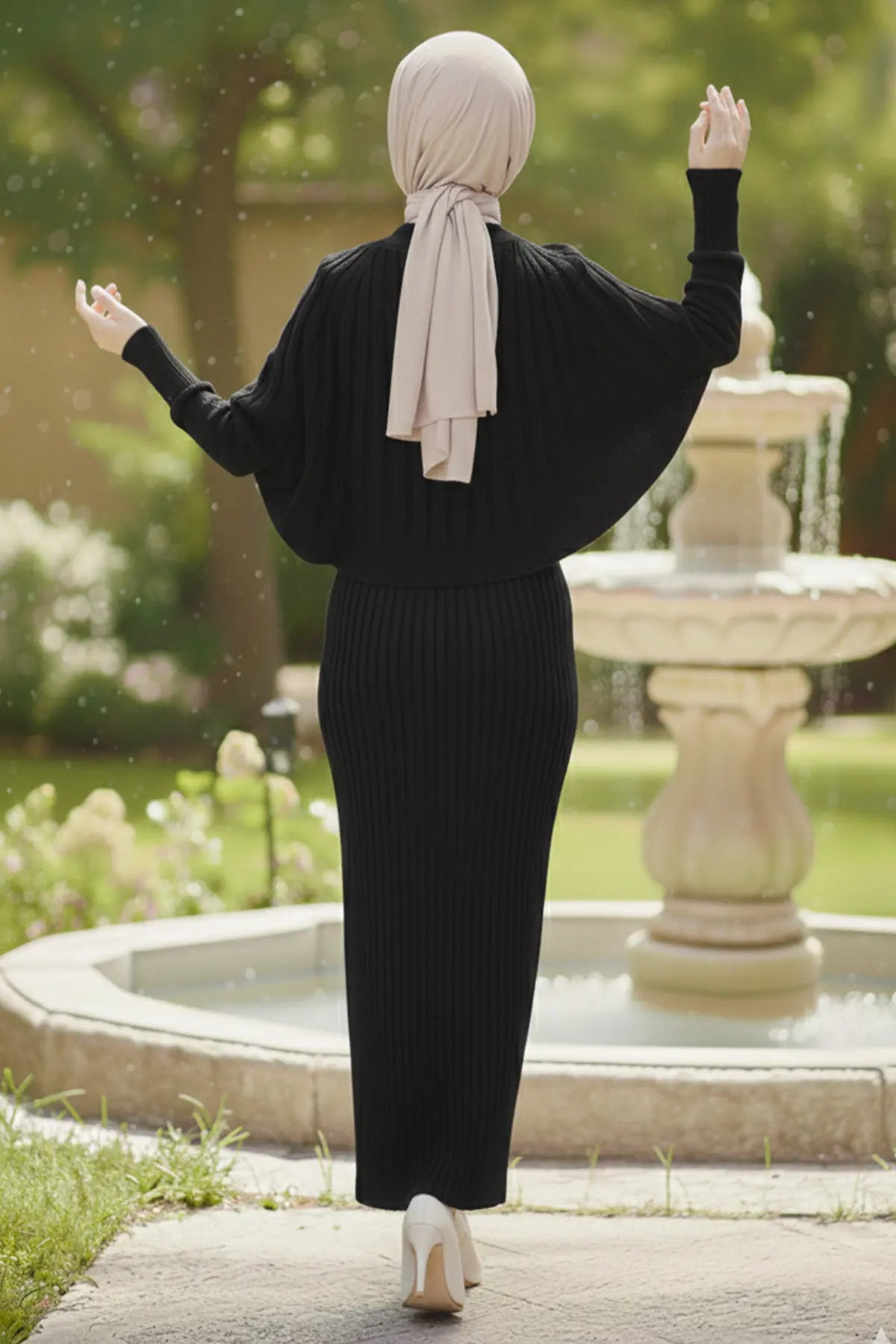 Bolero Knit Dress, view 3
