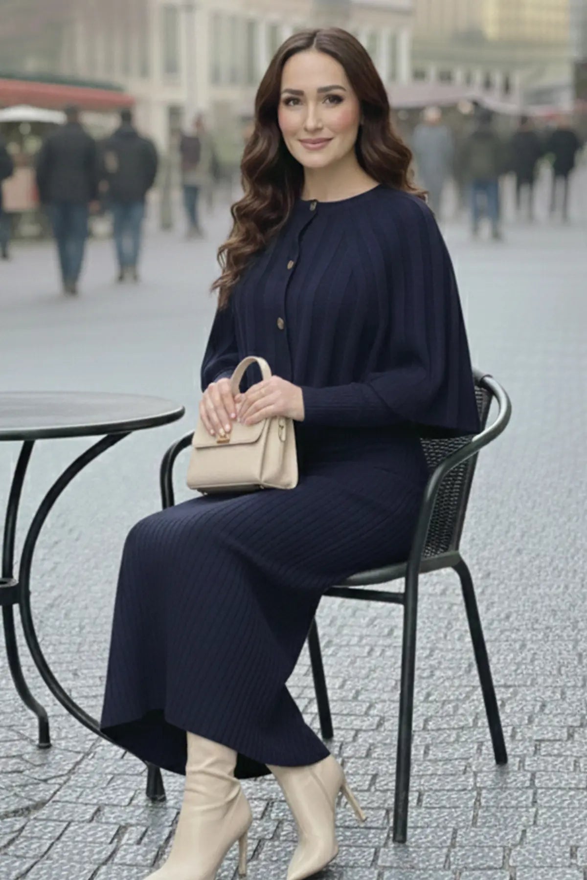 Bolero Knit Dress, view 2