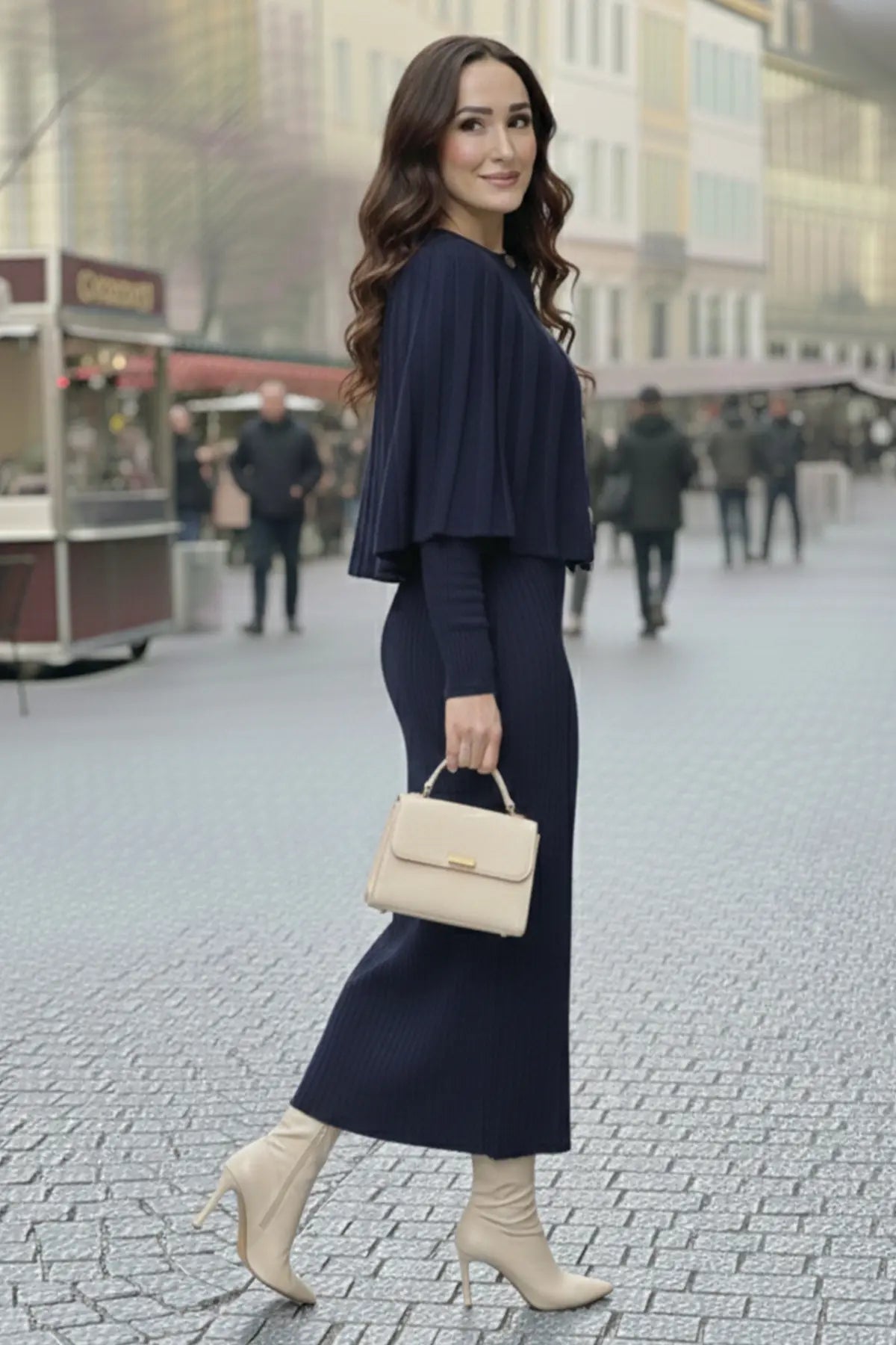 Bolero Knit Dress, view 3
