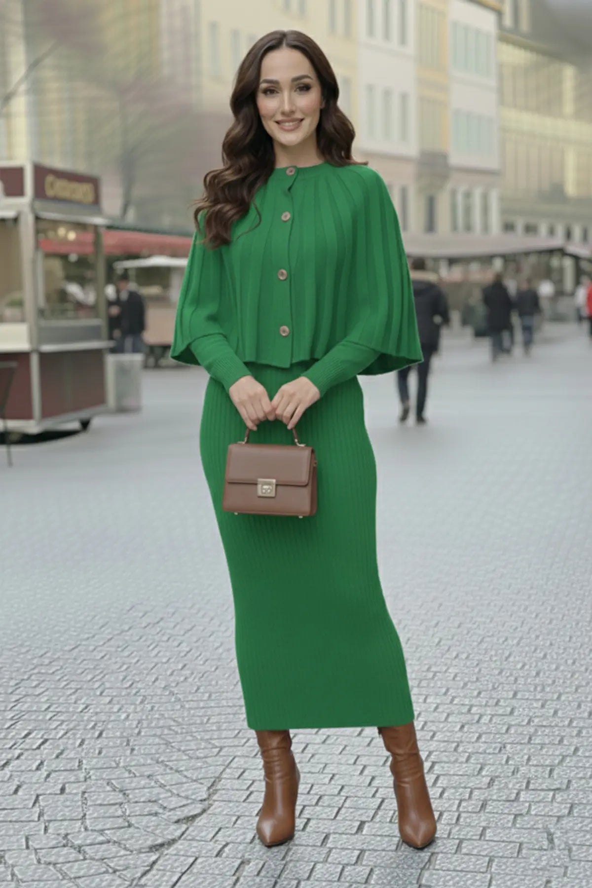 Bolero Knit Dress, view 2