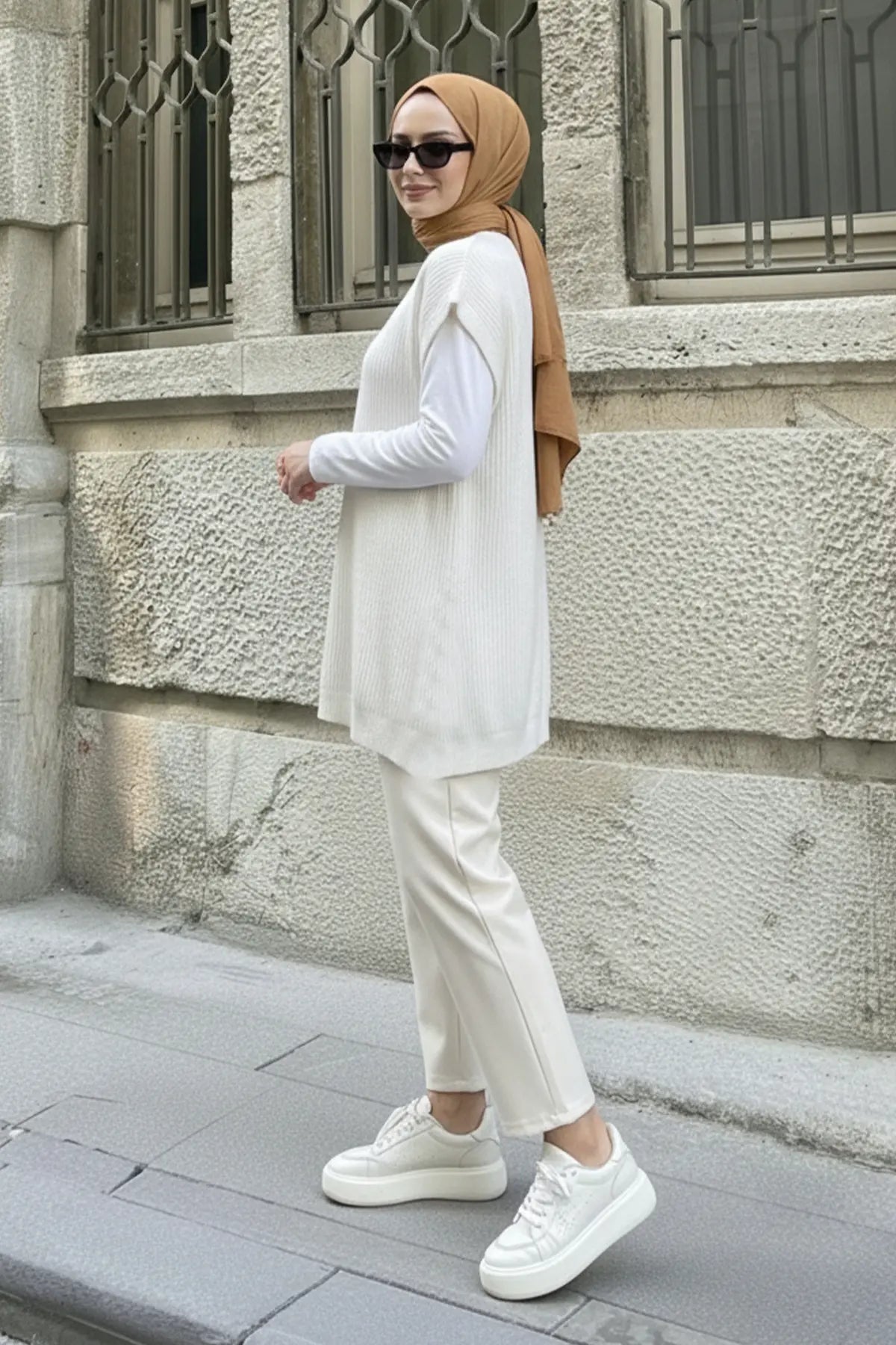 Oversize Knit Sweater, view 3