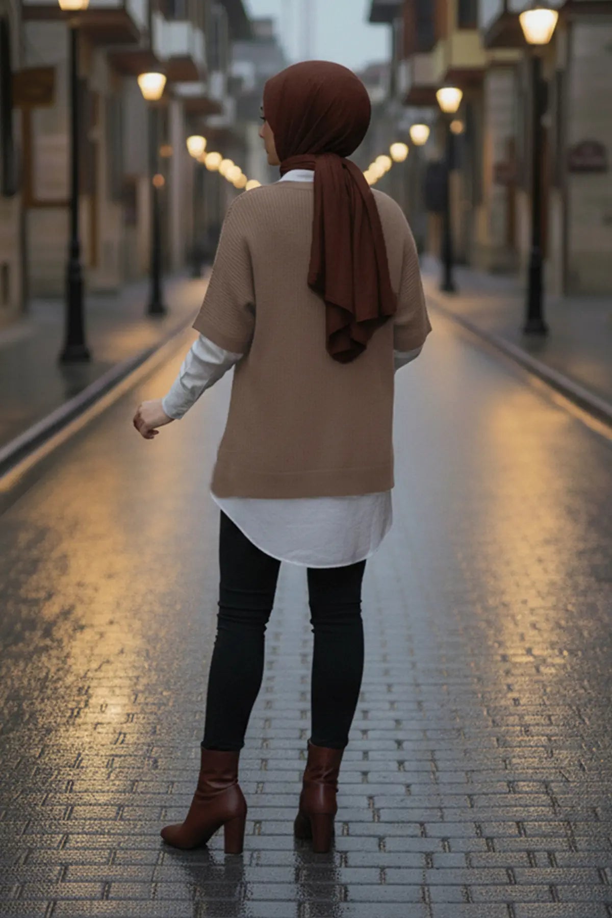 Oversize Knit Sweater, view 4