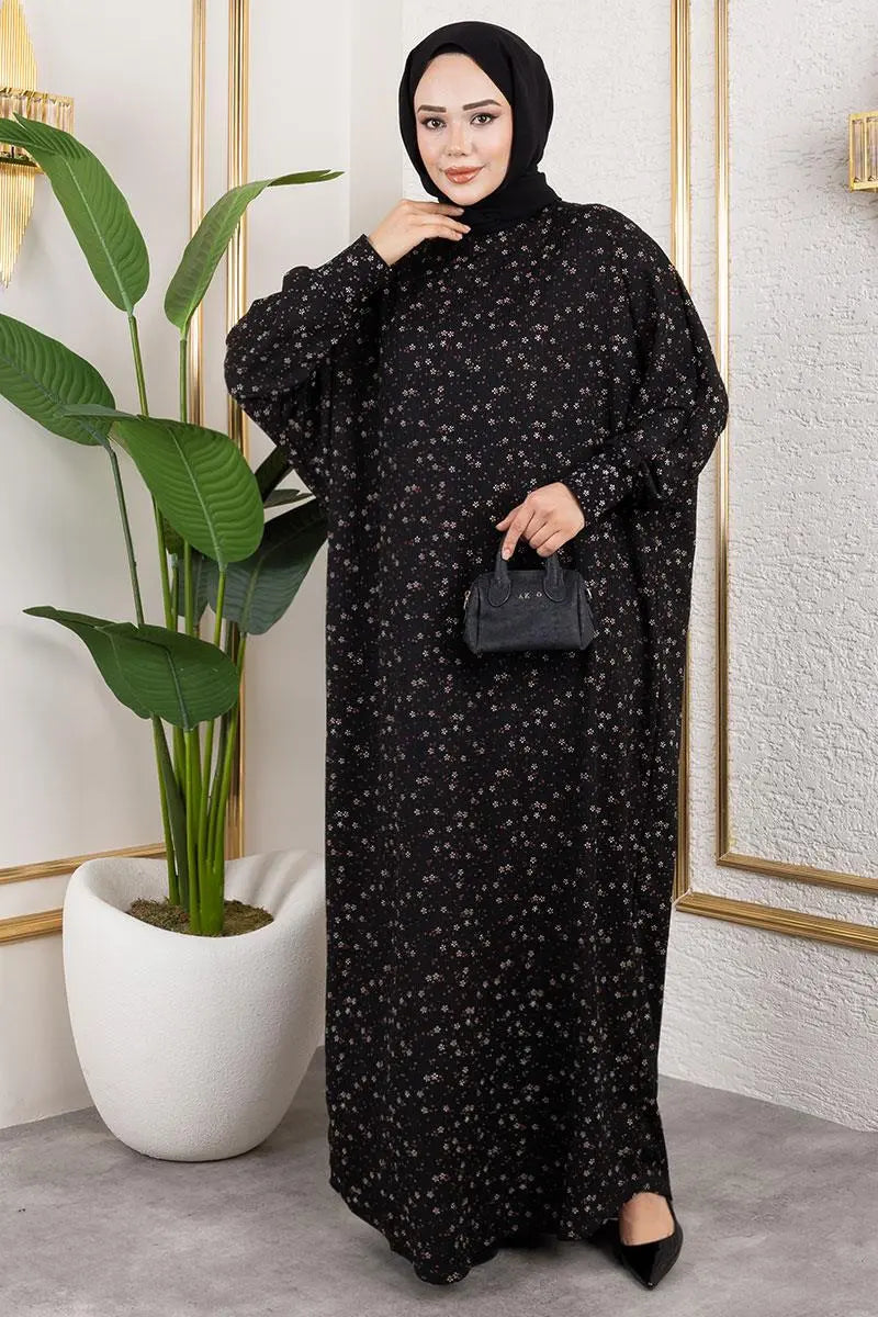 Patterned Crepe Dress, view 2