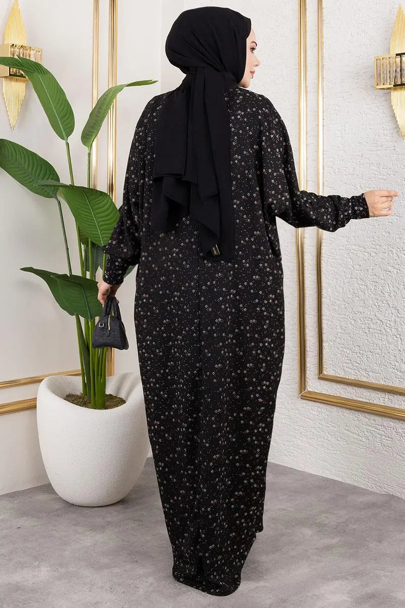 Patterned Crepe Dress, view 4