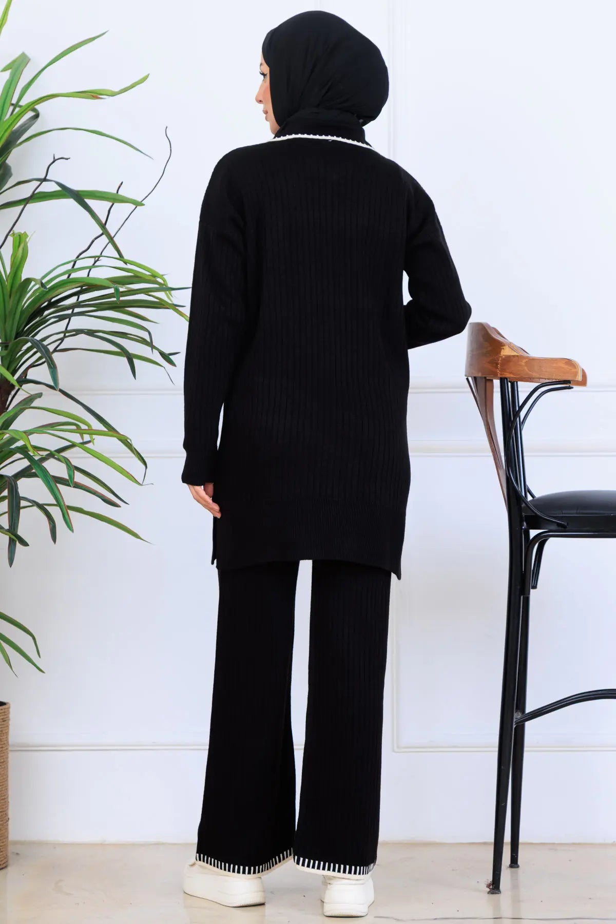 Ribbon Detail Knitwear Set, view 4
