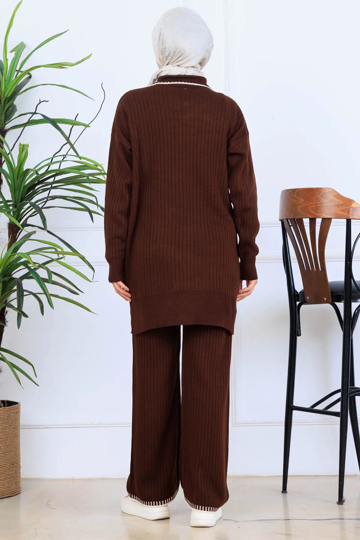 Ribbon Detail Knitwear Set, view 5
