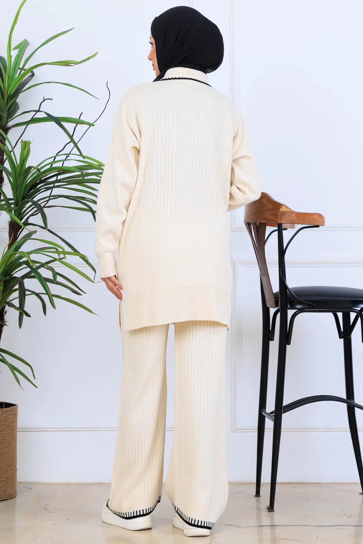 Ribbon Detail Knitwear Set, view 4