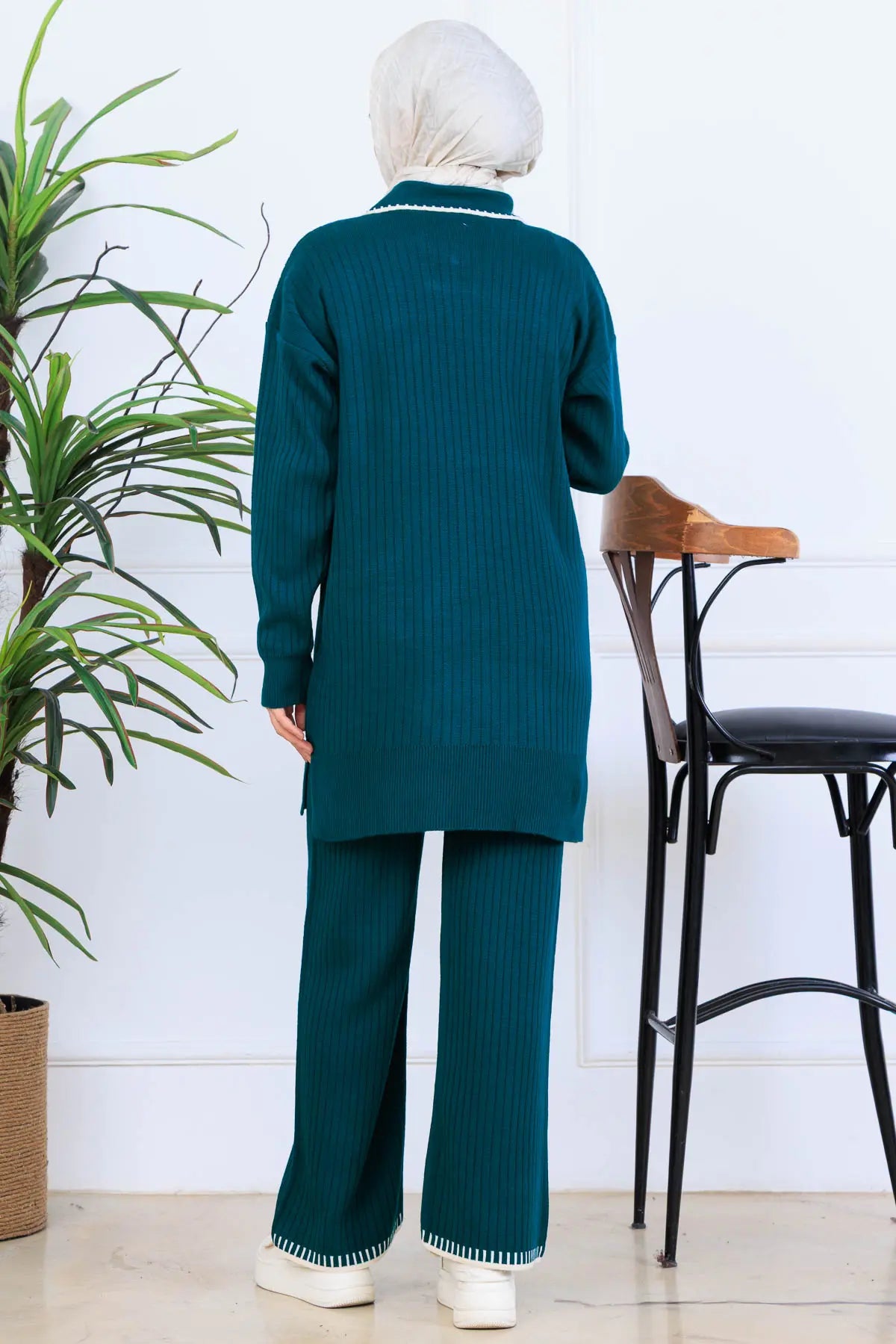 Ribbon Detail Knitwear Set, view 5