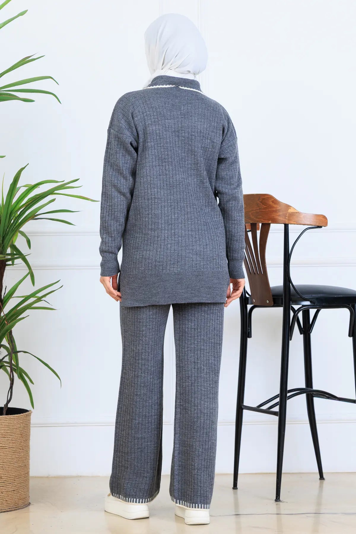 Ribbon Detail Knitwear Set, view 5