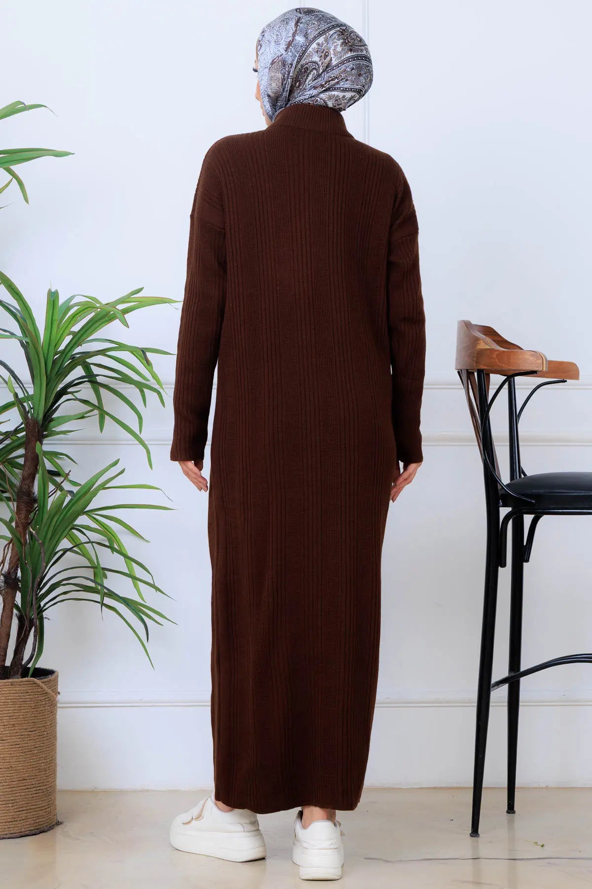 Ribbed Knit Dress, view 4