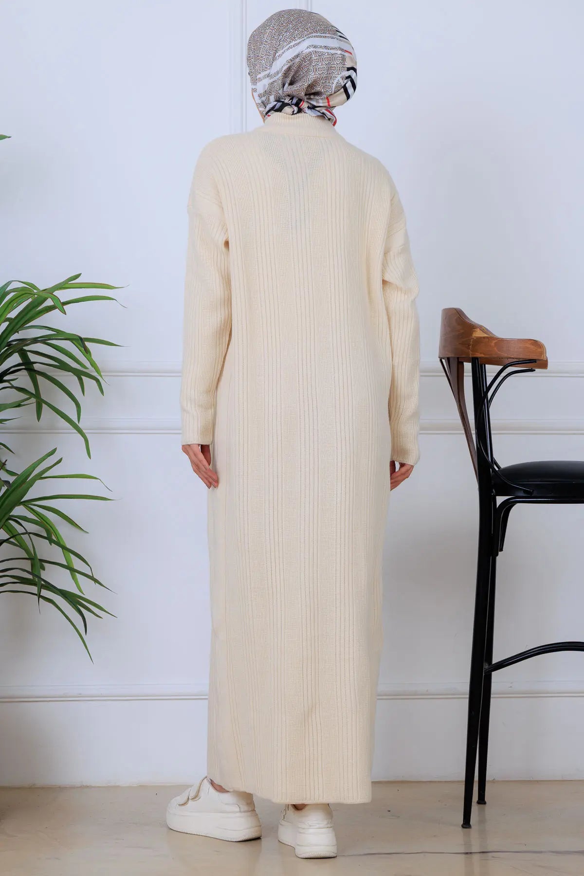 Ribbed Knit Dress, view 4