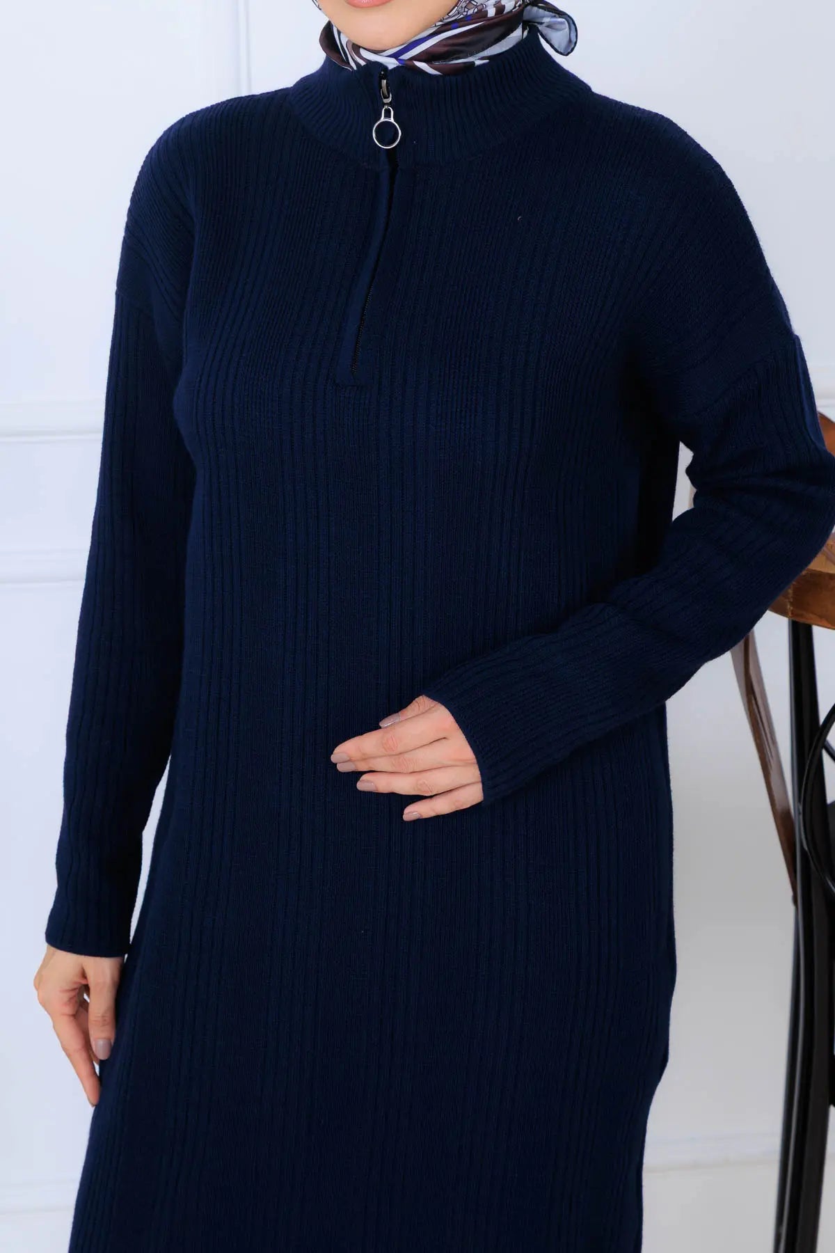 Ribbed Knit Dress, view 2