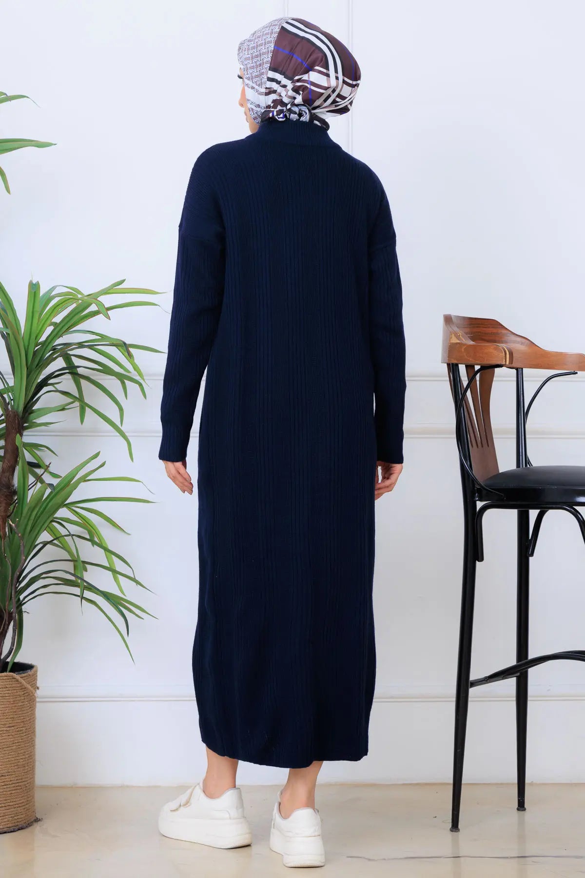 Ribbed Knit Dress, view 4