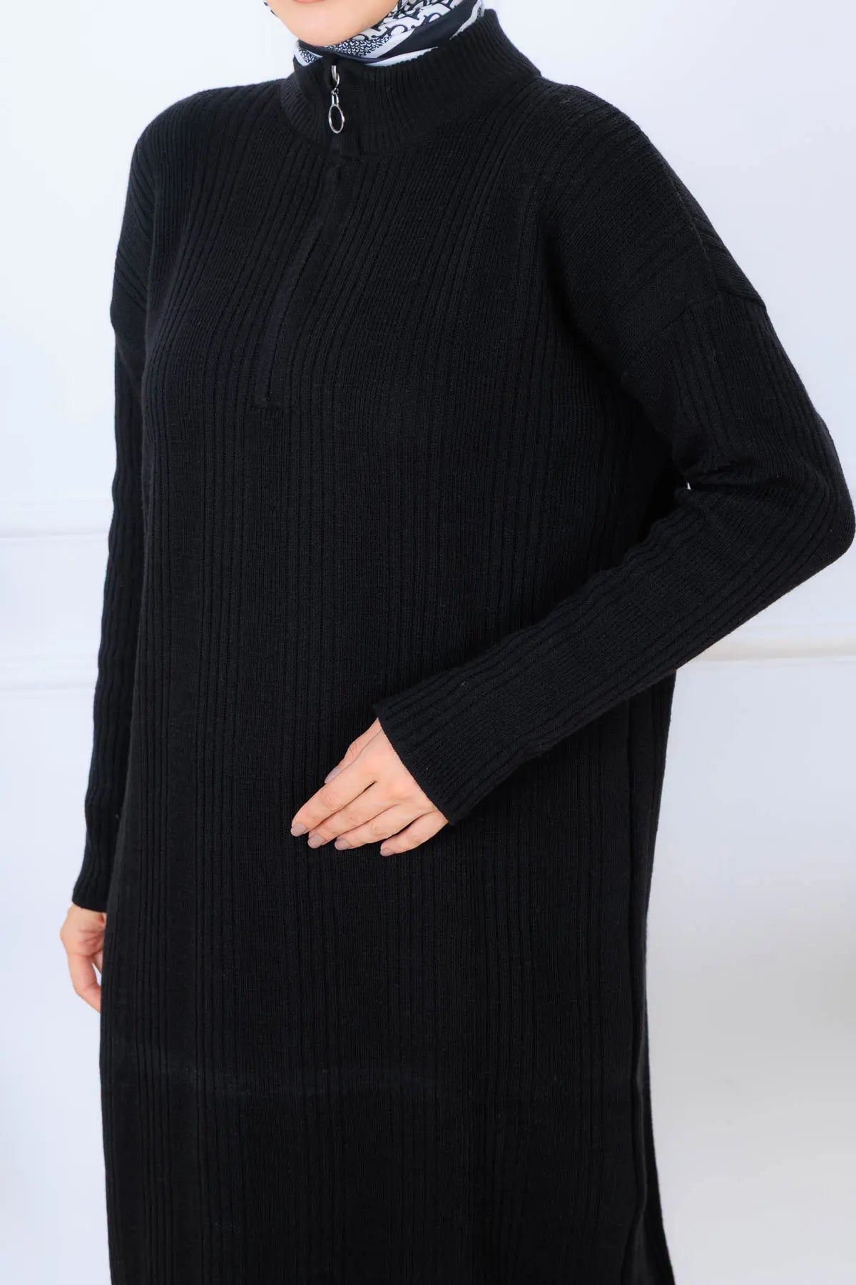 Ribbed Knit Dress, view 2