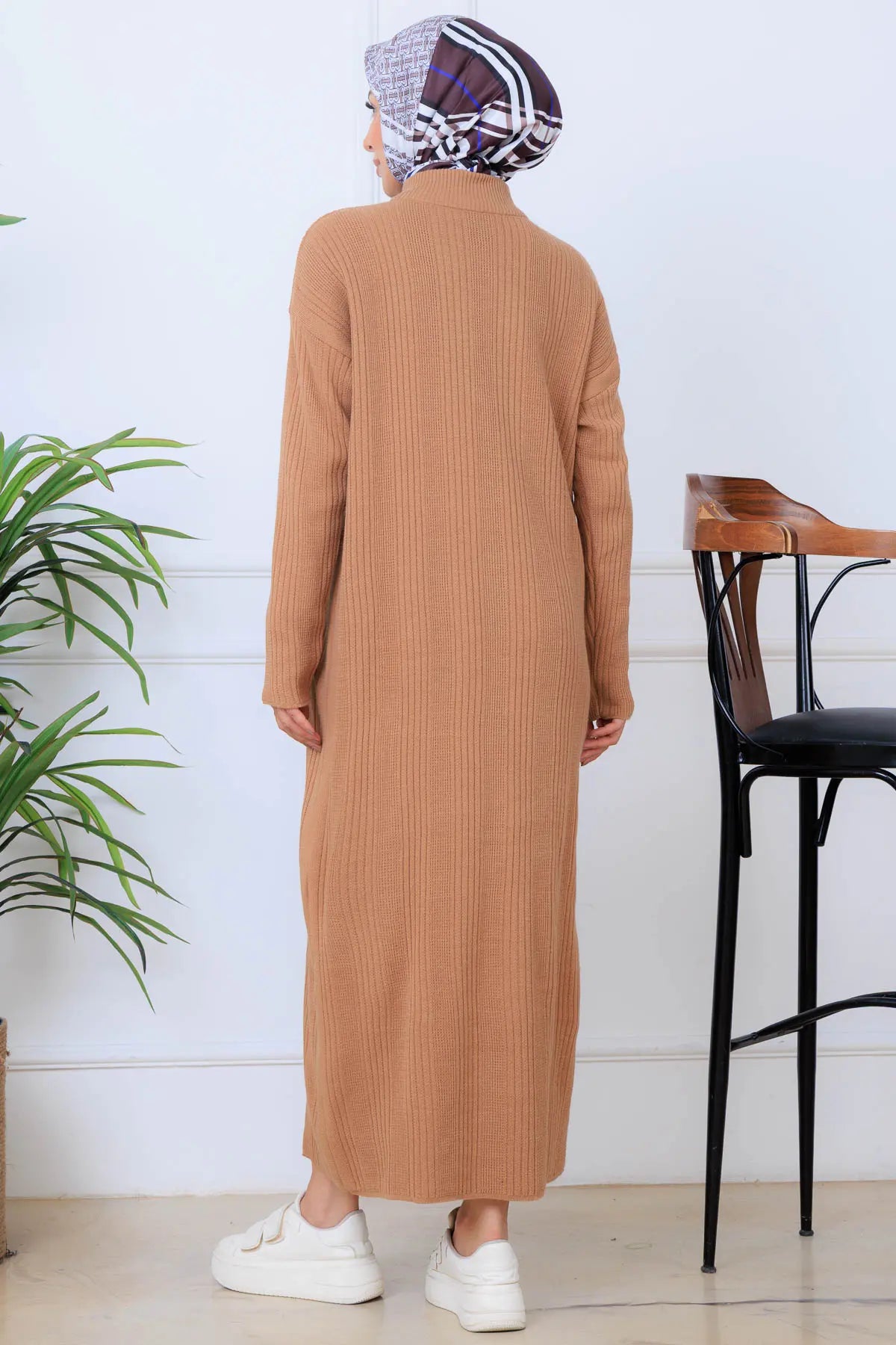 Ribbed Knit Dress, view 4