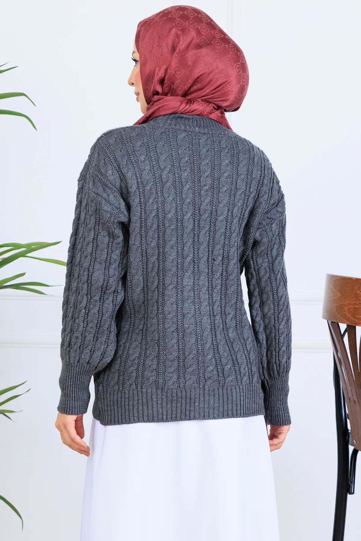 Hair Knit Short Knitwear Cardigan, view 4