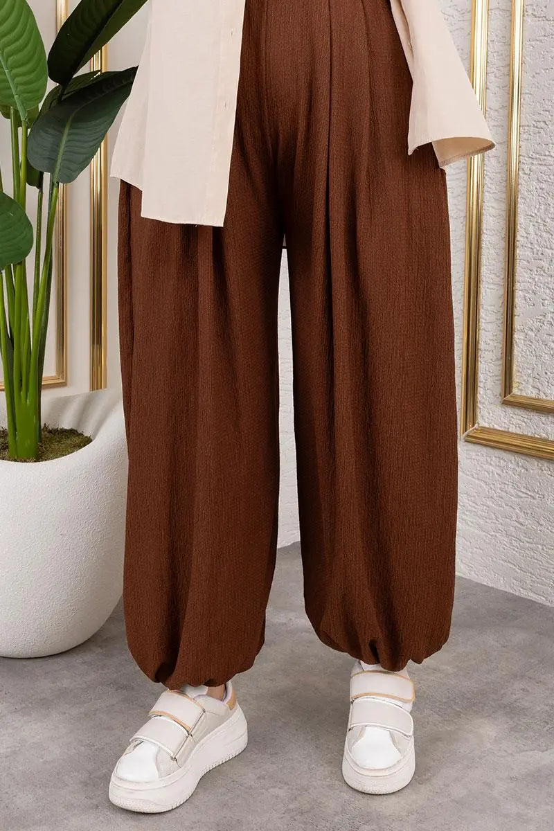 Elastic Waist Shalwar Trousers, view 2