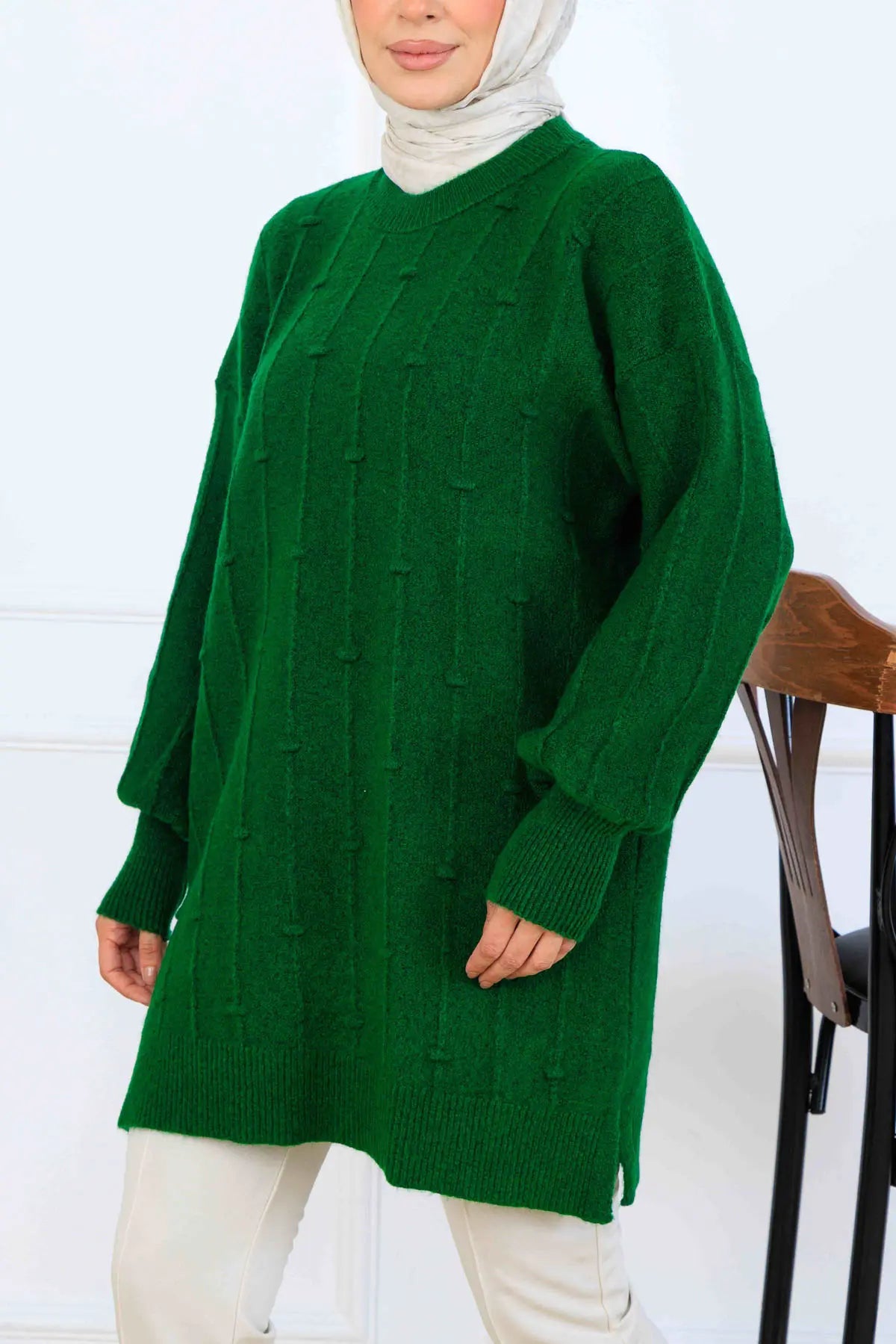 Patterned Knit Tunic, view 2