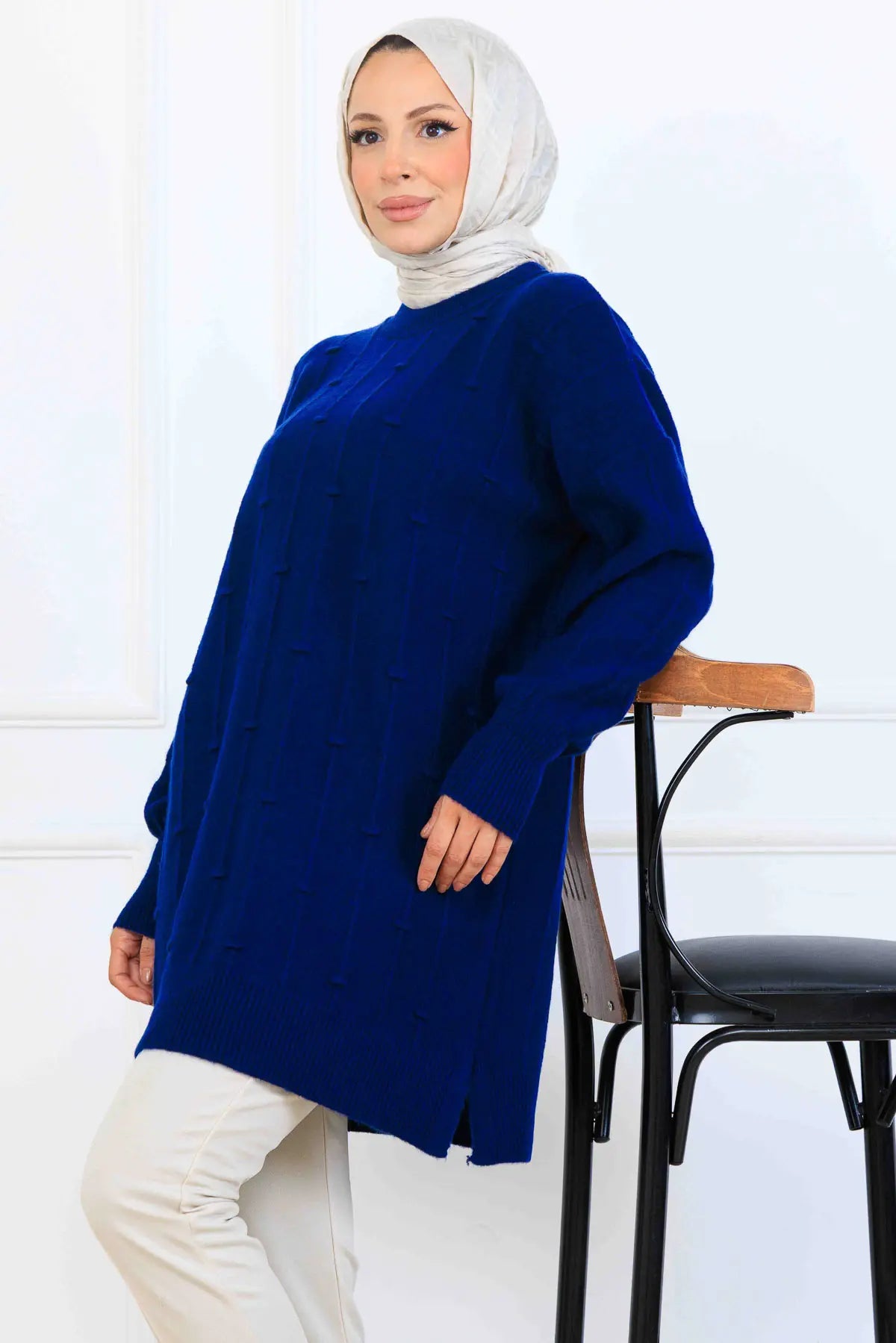 Patterned Knit Tunic, view 3
