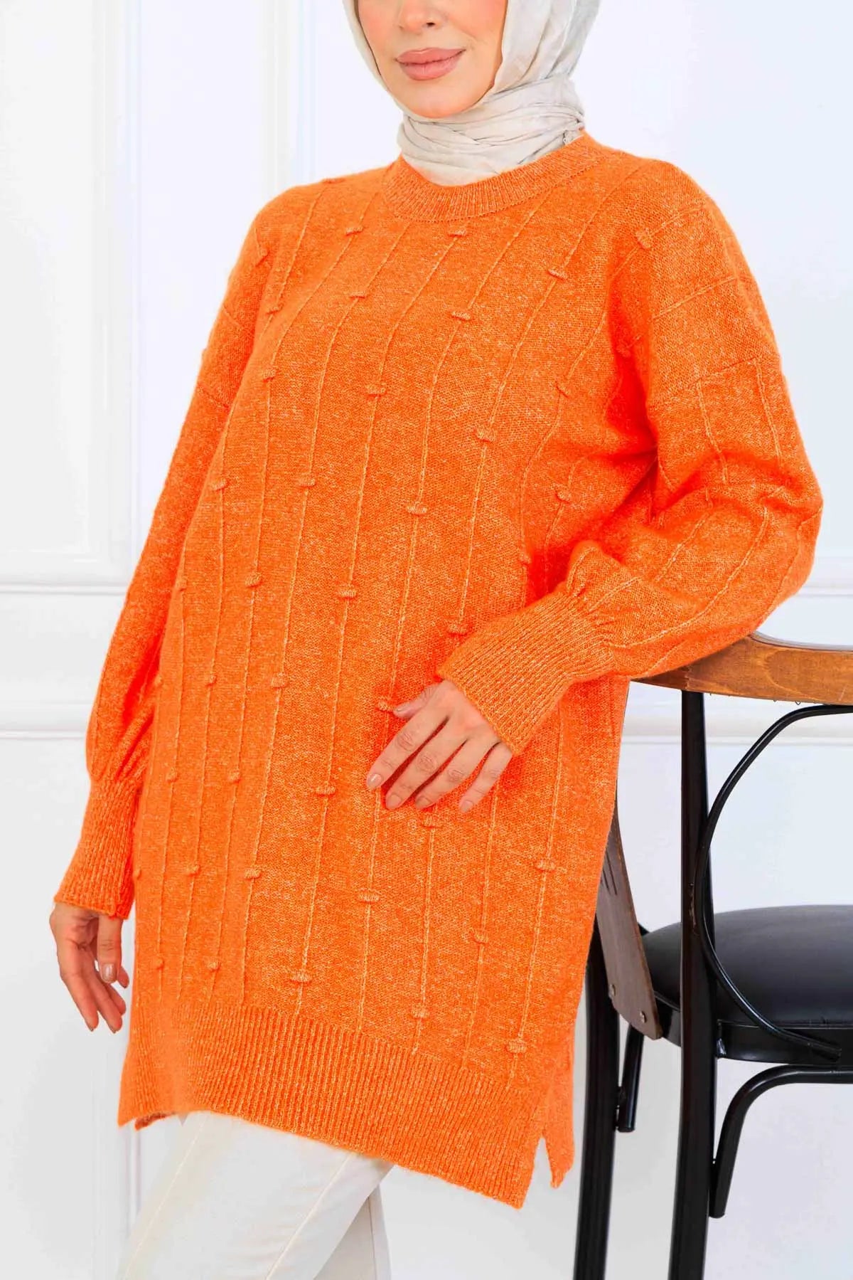 Patterned Knit Tunic, view 2