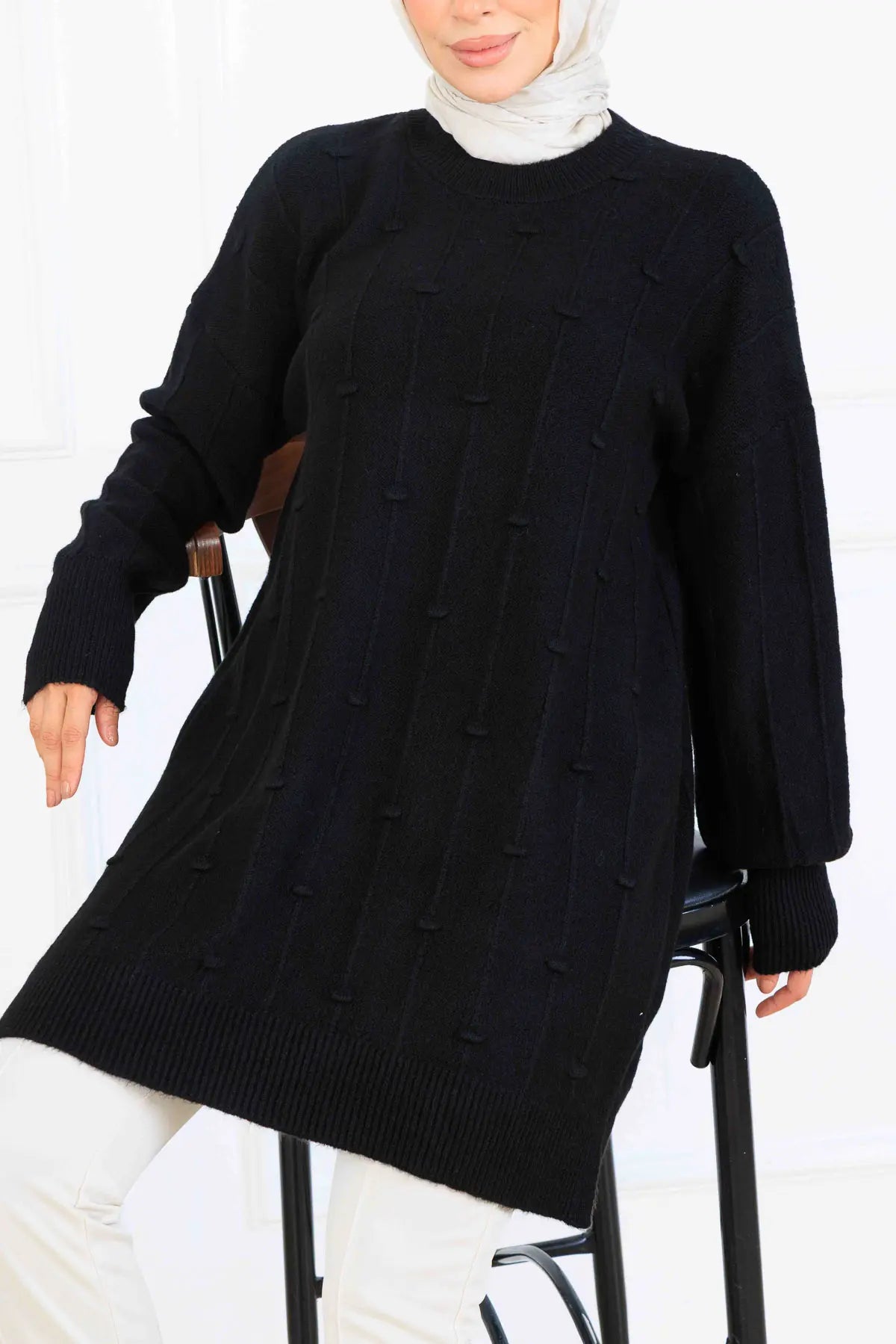 Patterned Knit Tunic, view 2