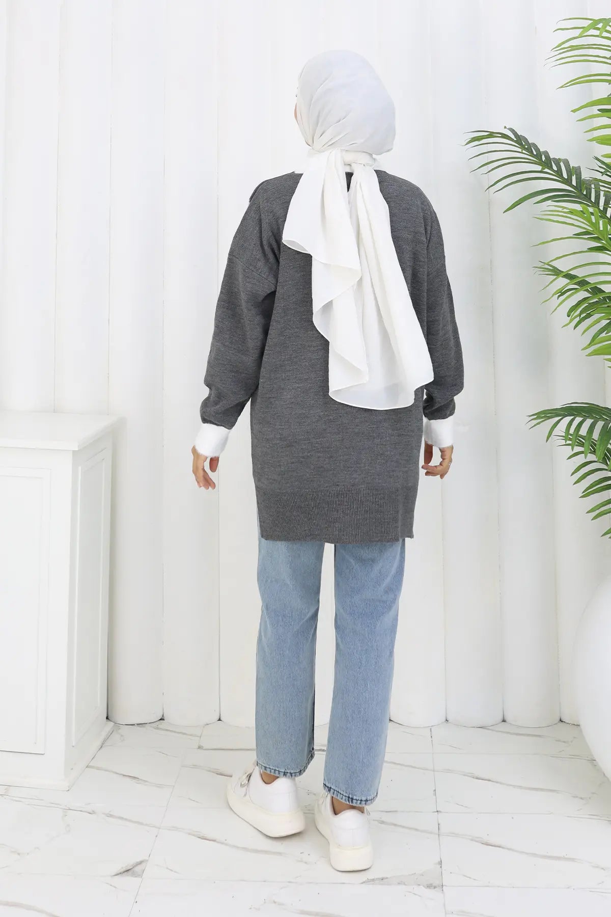 Patterned Knit Tunic, view 4