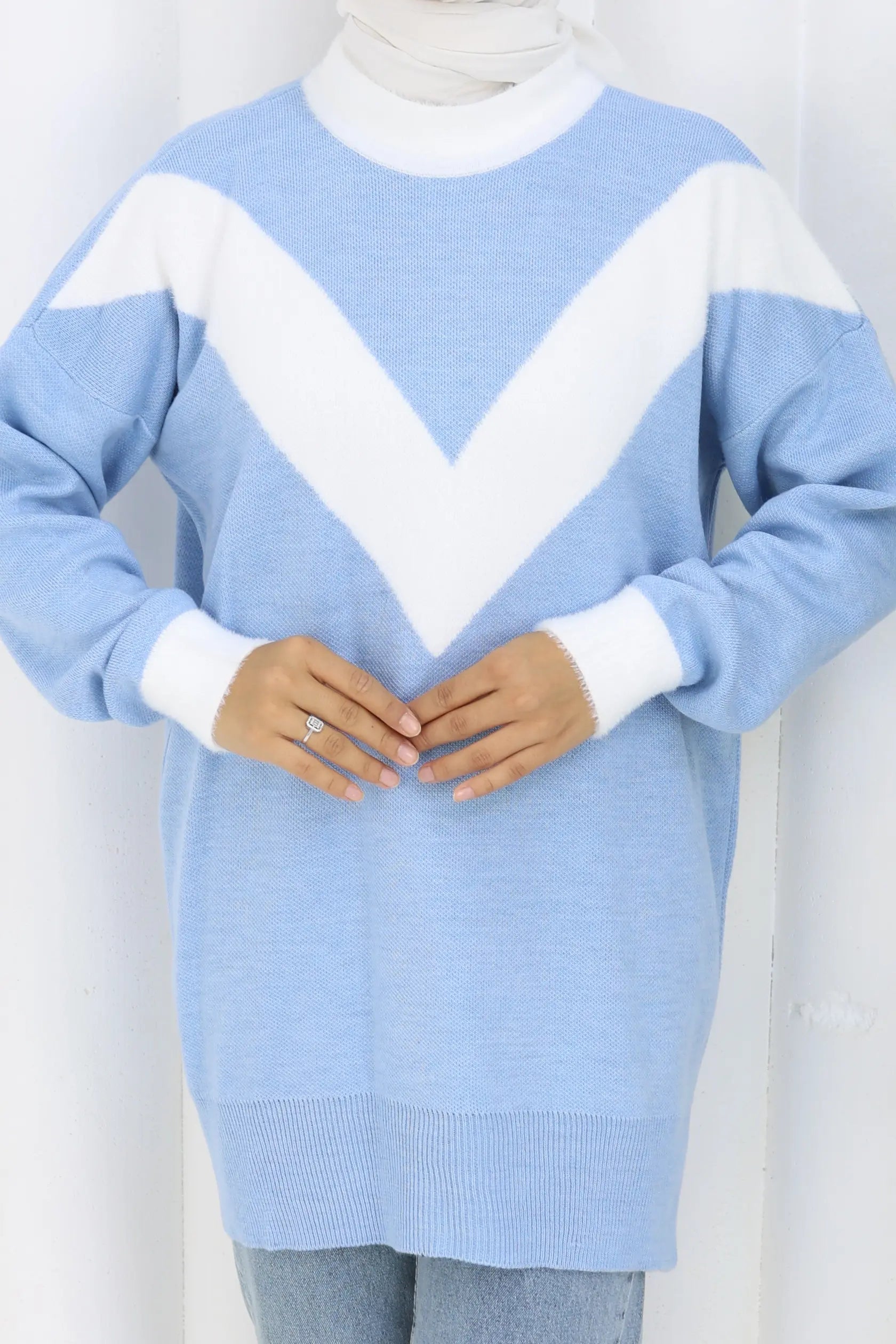 Patterned Knit Tunic, view 2