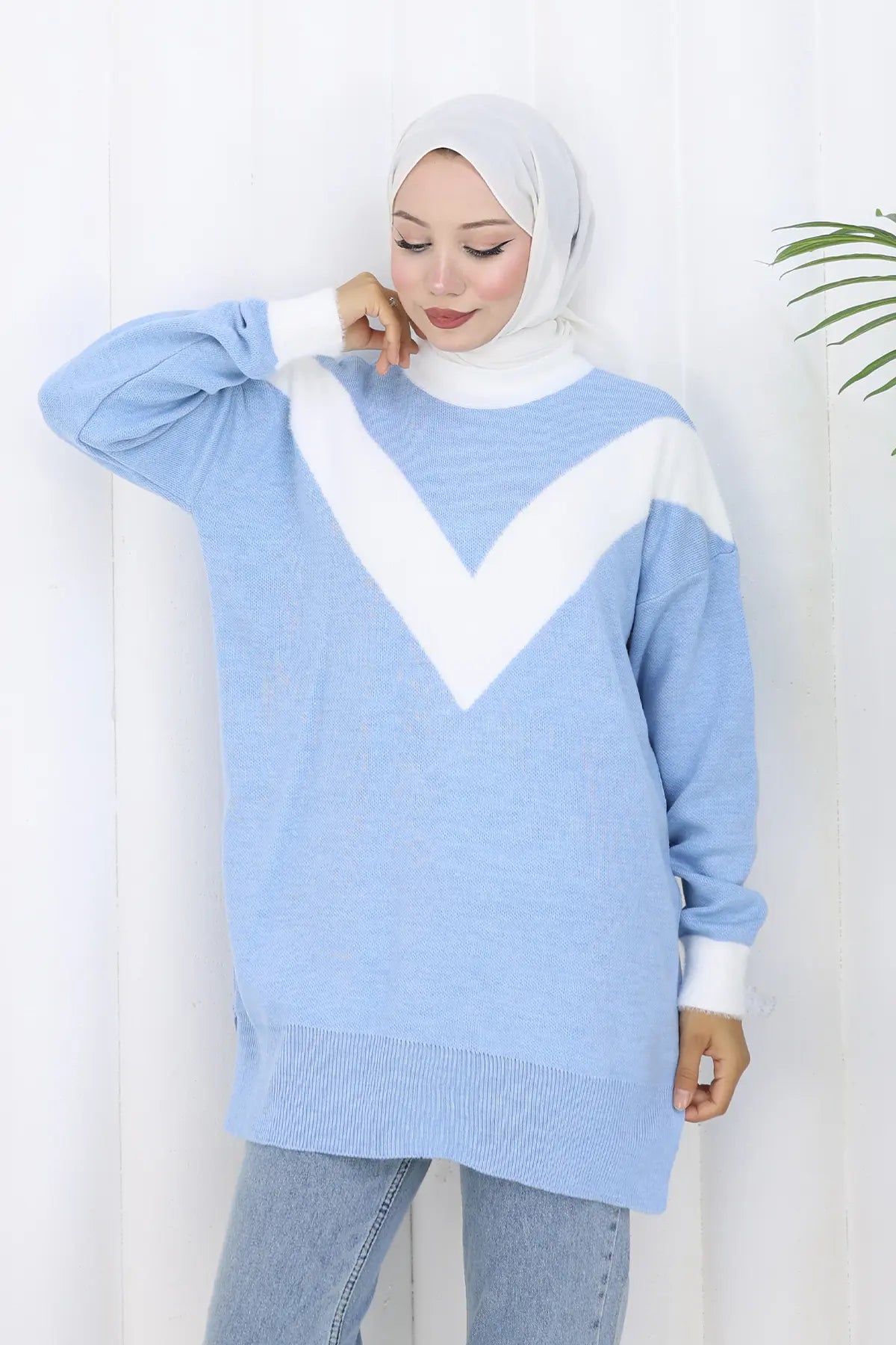 Patterned Knit Tunic, view 3