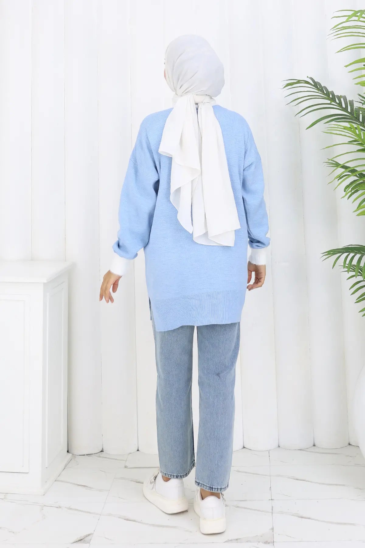Patterned Knit Tunic, view 4