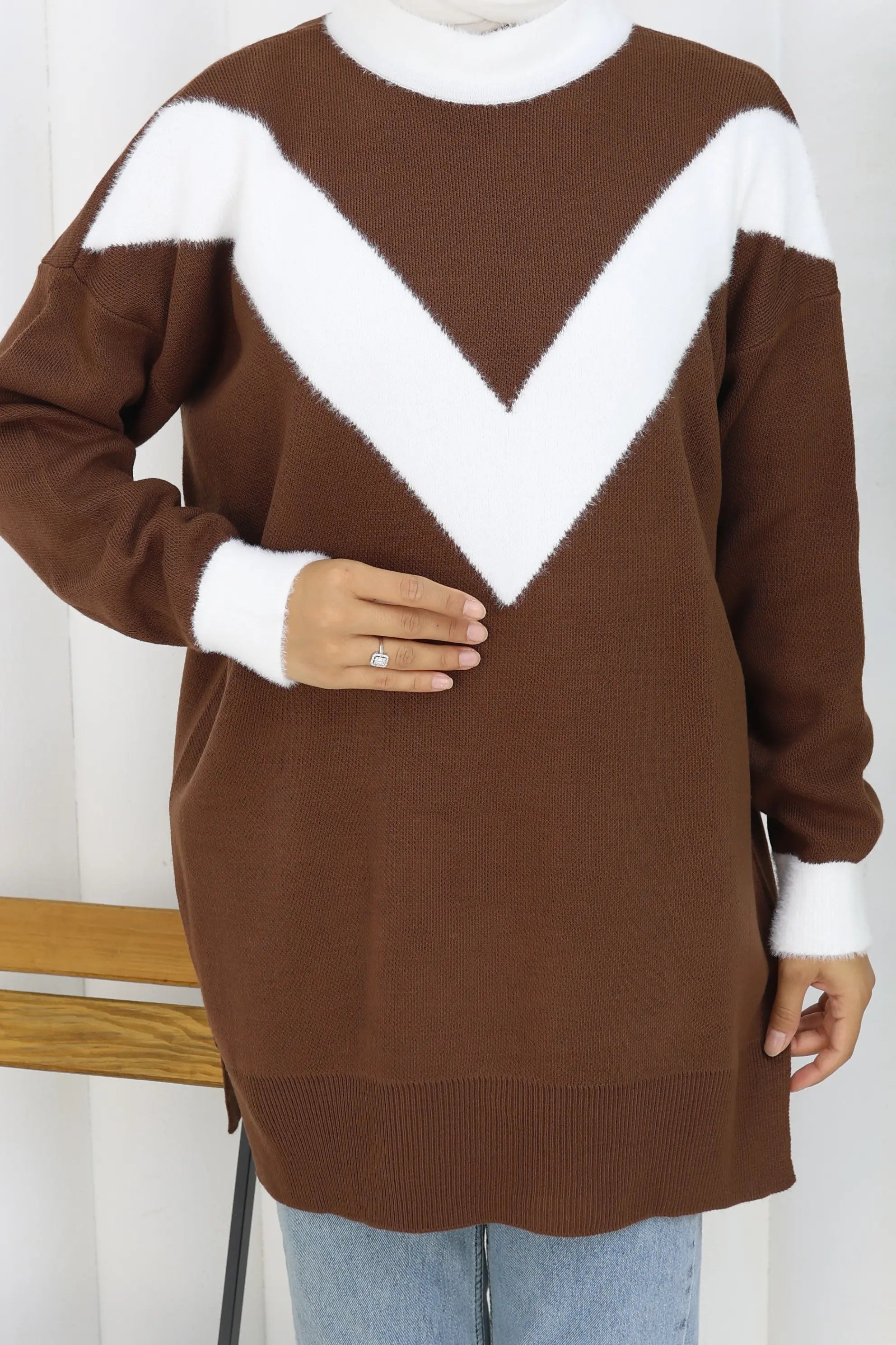 Patterned Knit Tunic, view 2