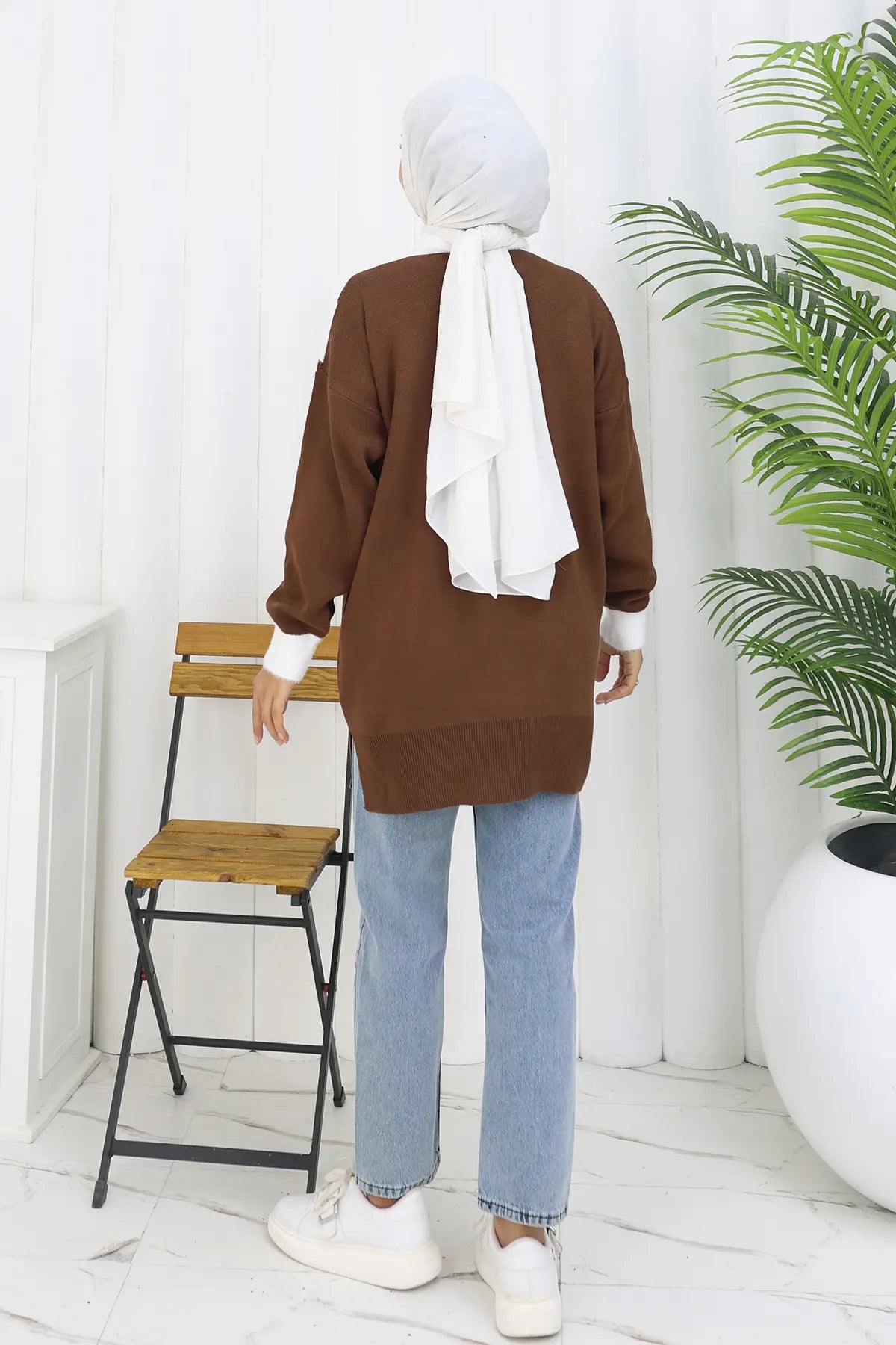 Patterned Knit Tunic, view 6