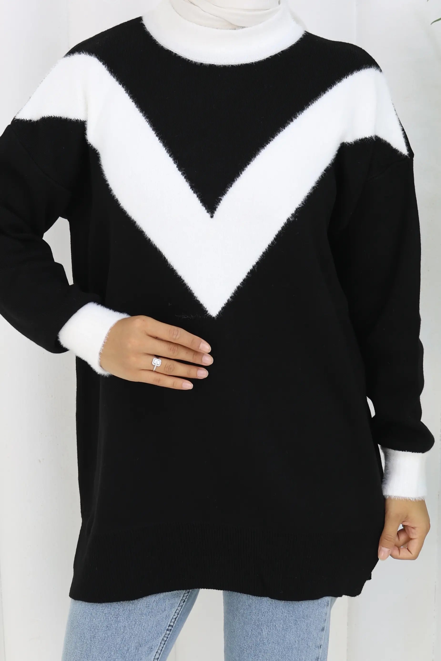 Patterned Knit Tunic, view 2