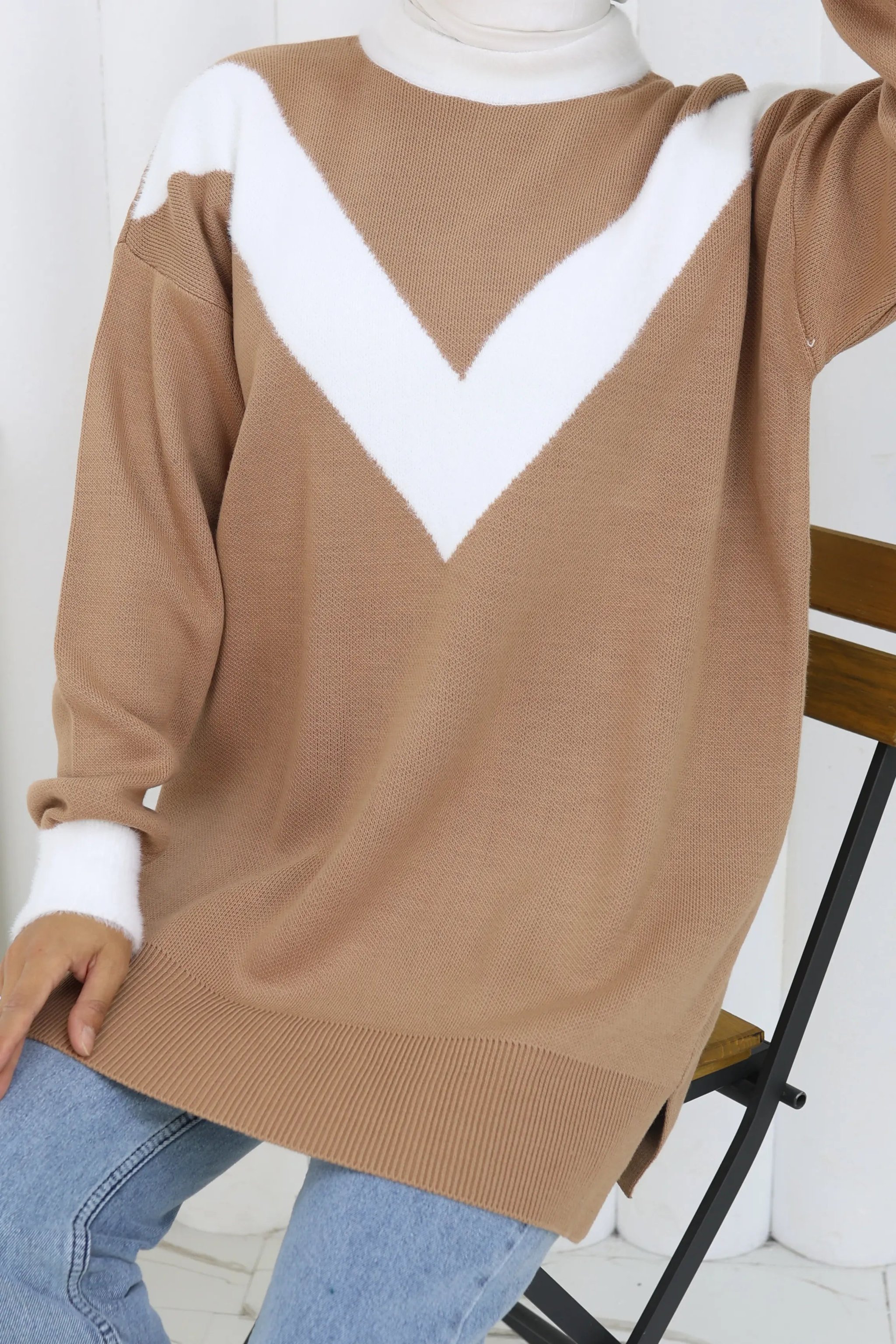 Patterned Knit Tunic, view 2
