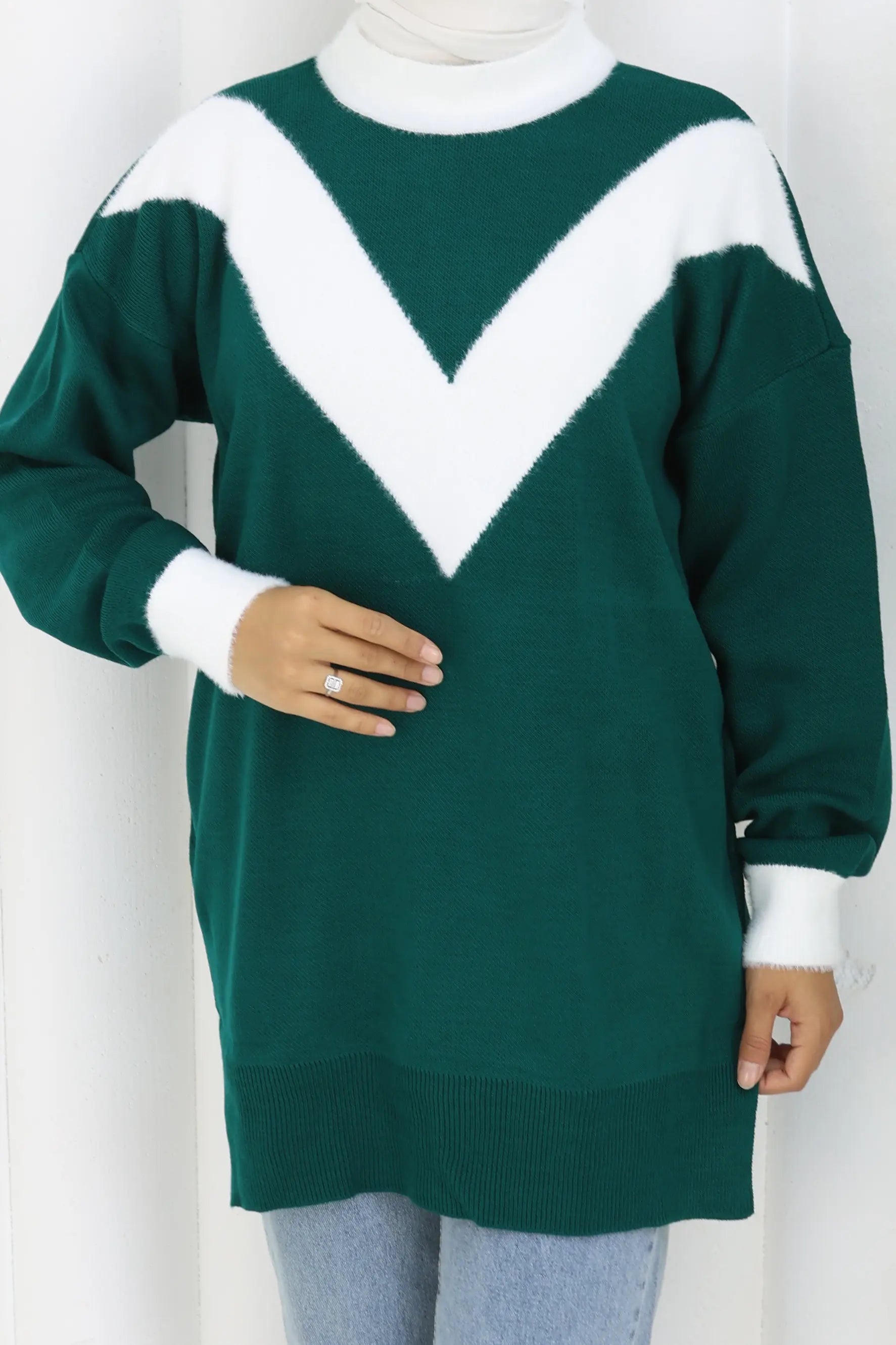 Patterned Knit Tunic, view 2