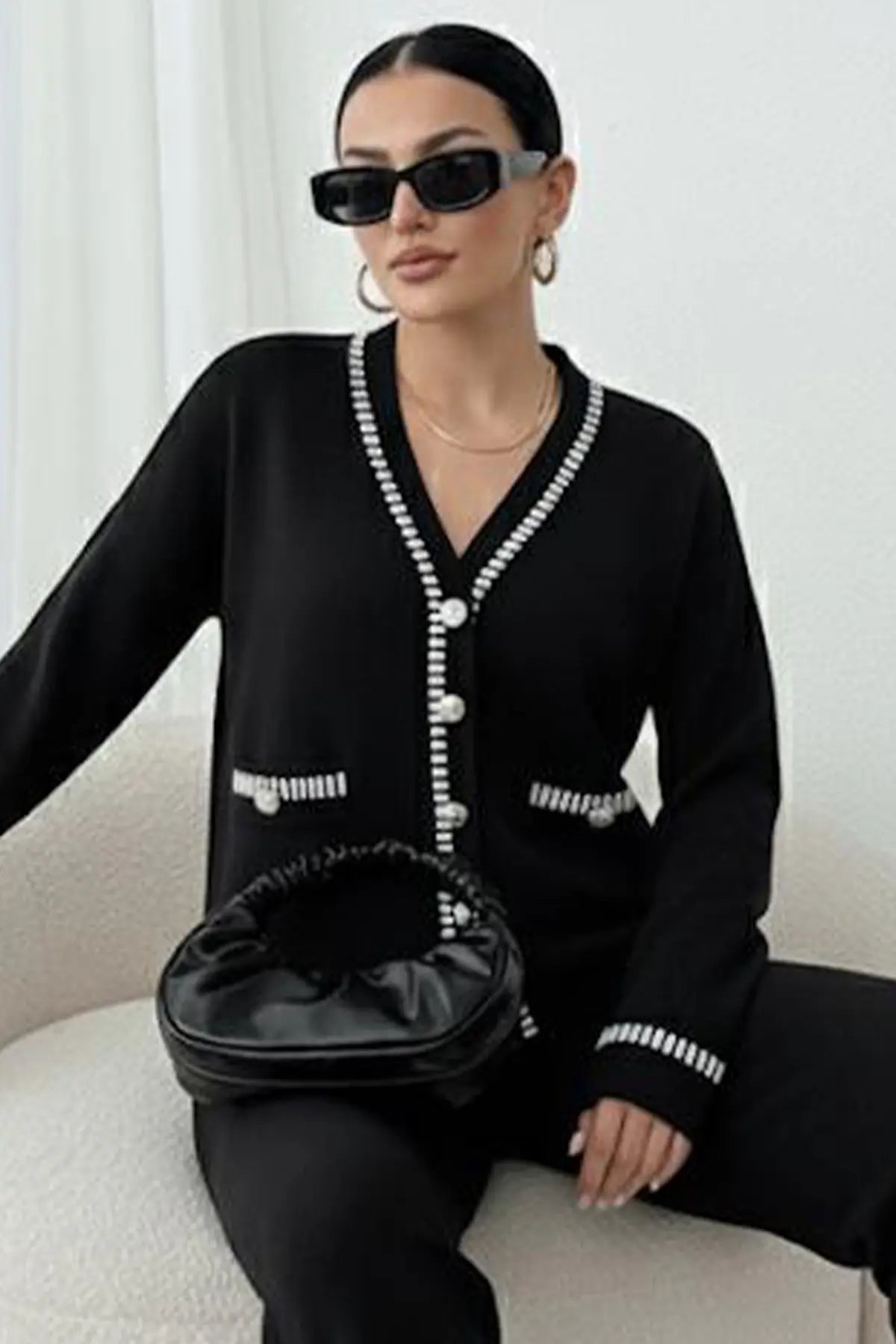 Striped Jacket Co-ord Set, view 2