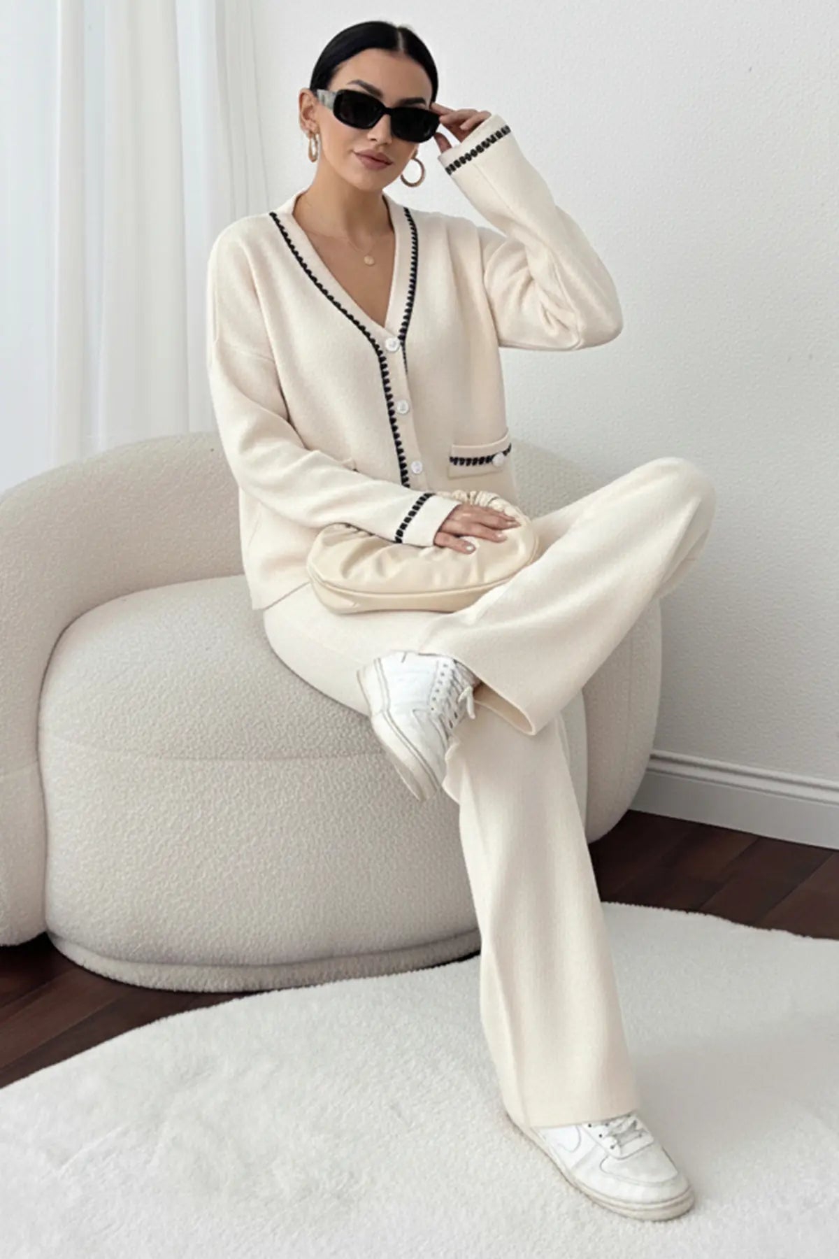 Striped Jacket Co-ord Set, view 3