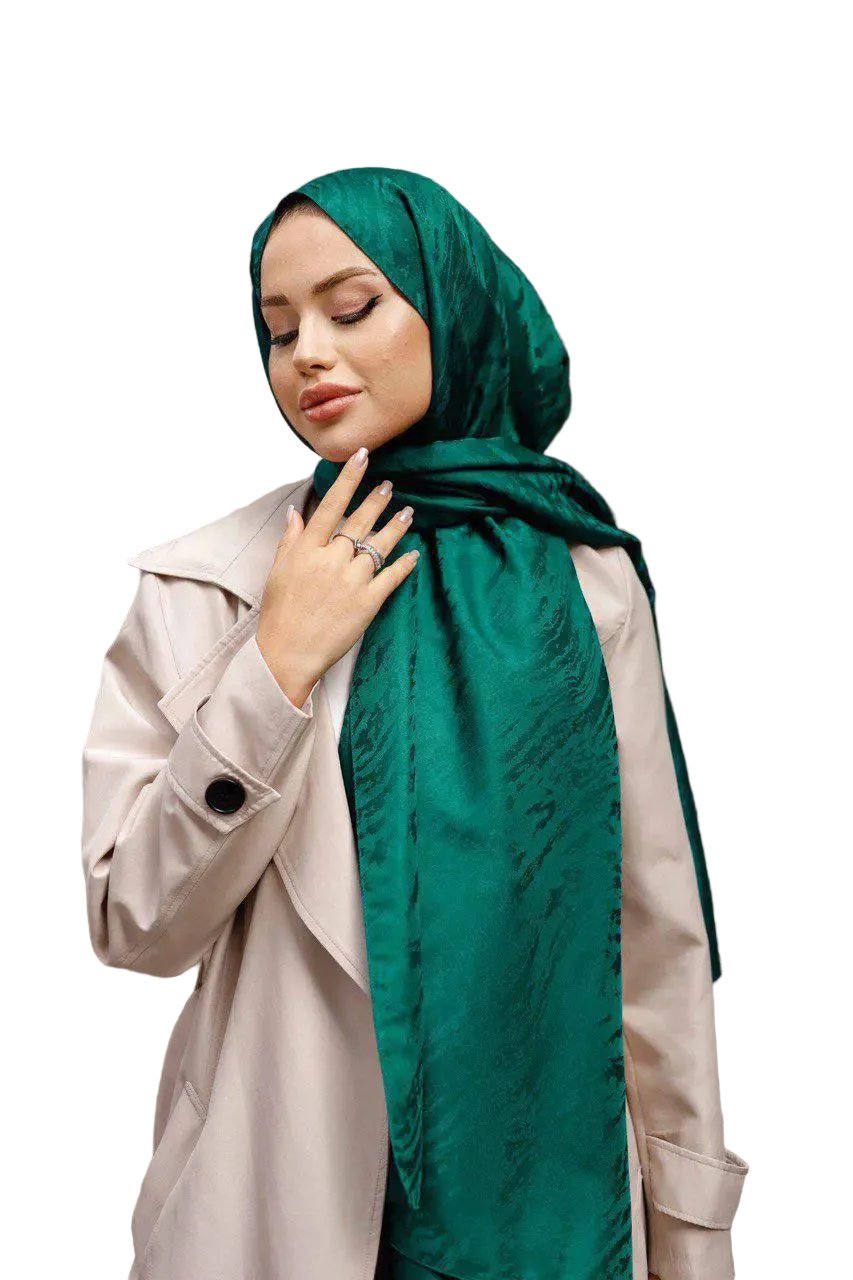 Patterned Silky Jacquard Shawl by NEOMODEST