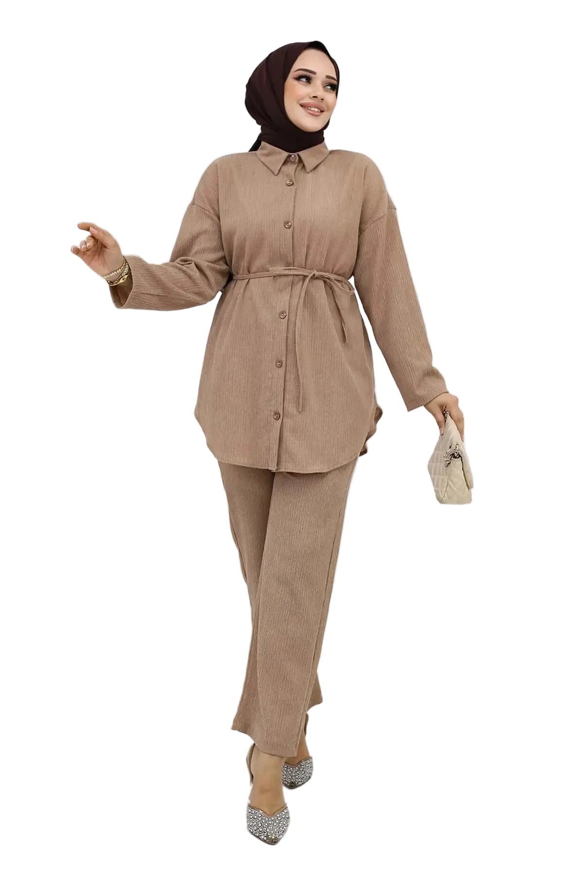 Belted Lightweight Co-ord Set by NEOMODEST