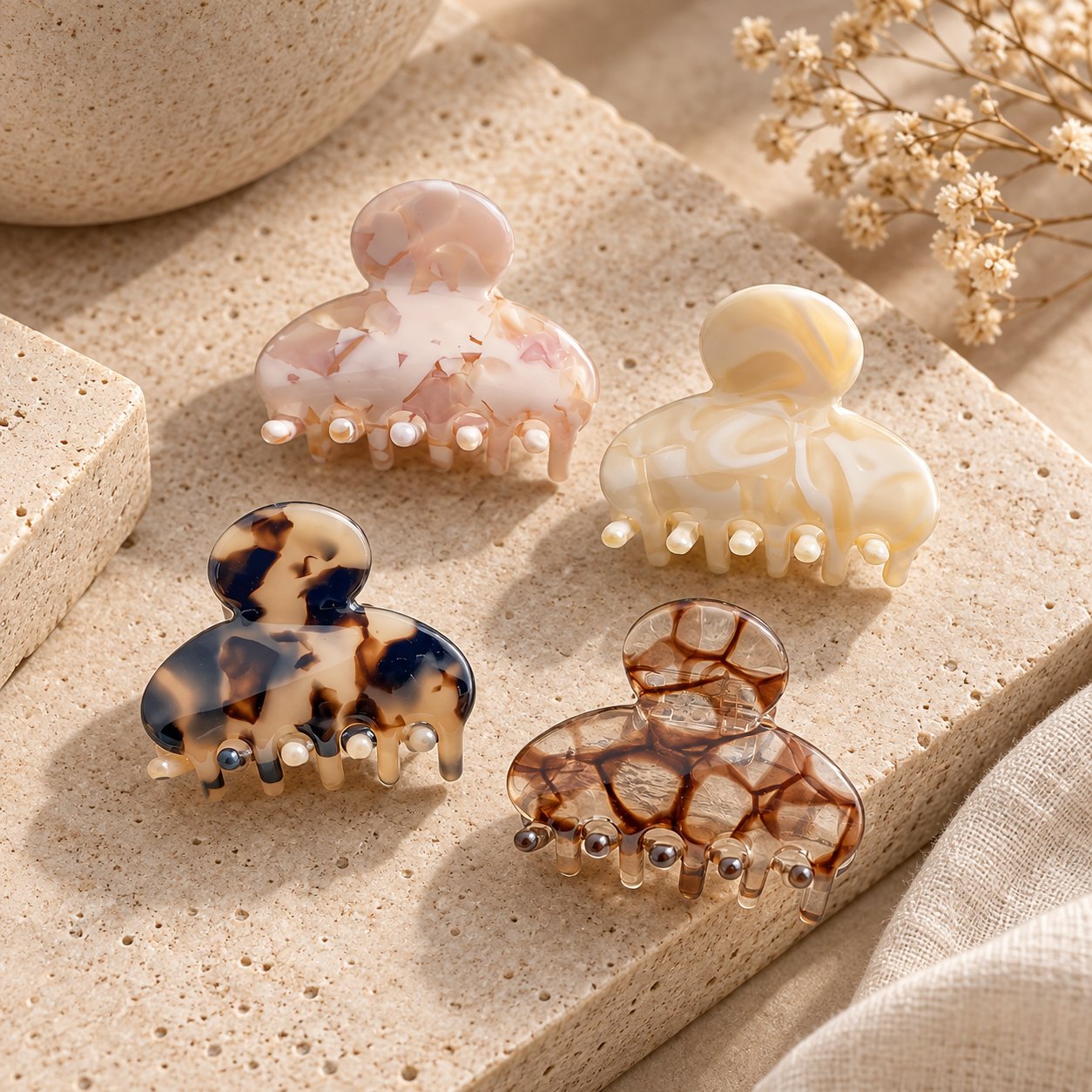 The Petite Hair Clip Duo (2-Pack)-Multiple Variants by M&N Couture