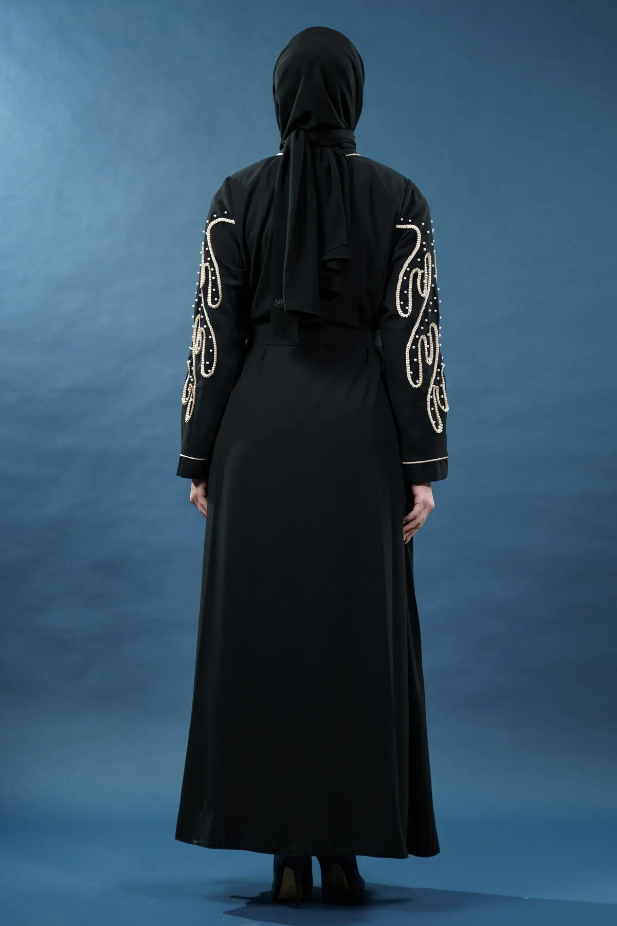 Pearl Embellished Abaya, view 3