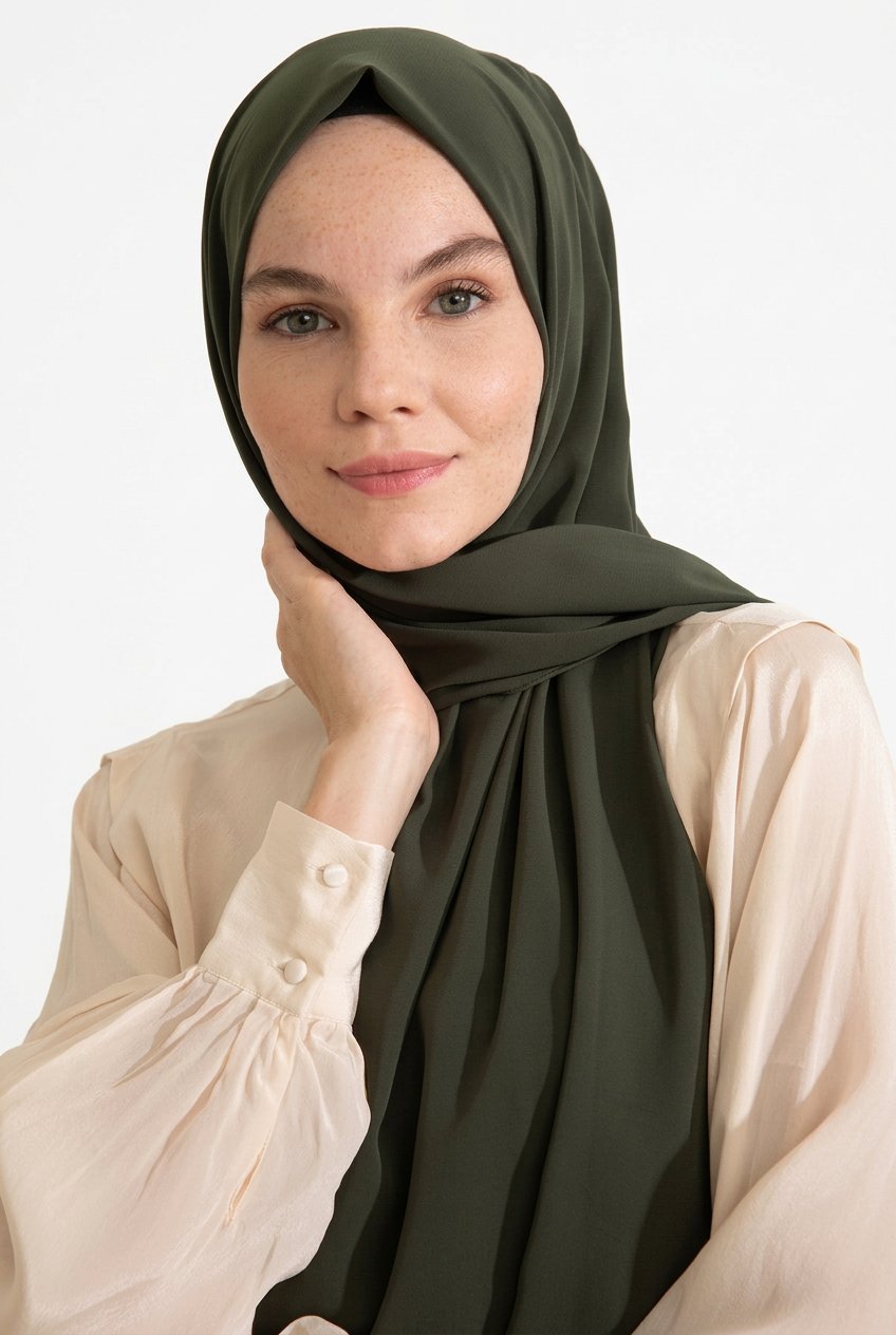 Premium Turkish Medina Silk Hijab, view 3