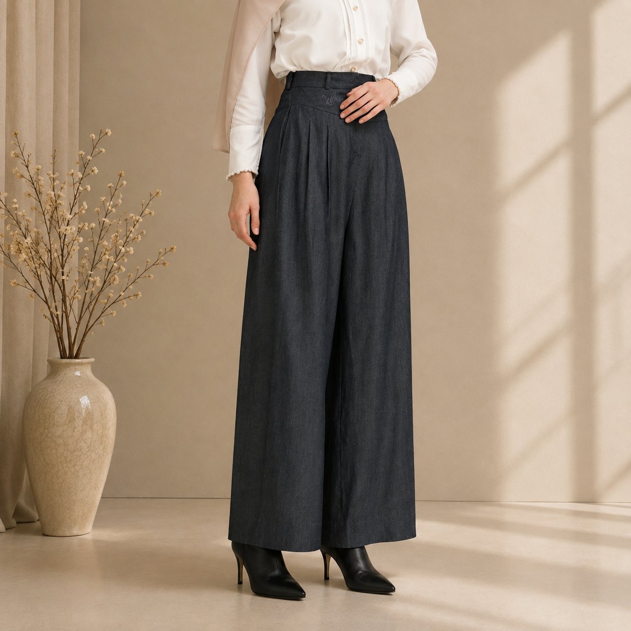 Denim Pants, view 2