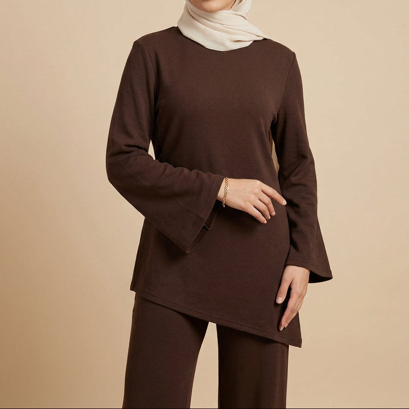 Veyra Cotton Asymmetric Co-Ord Set, view 2