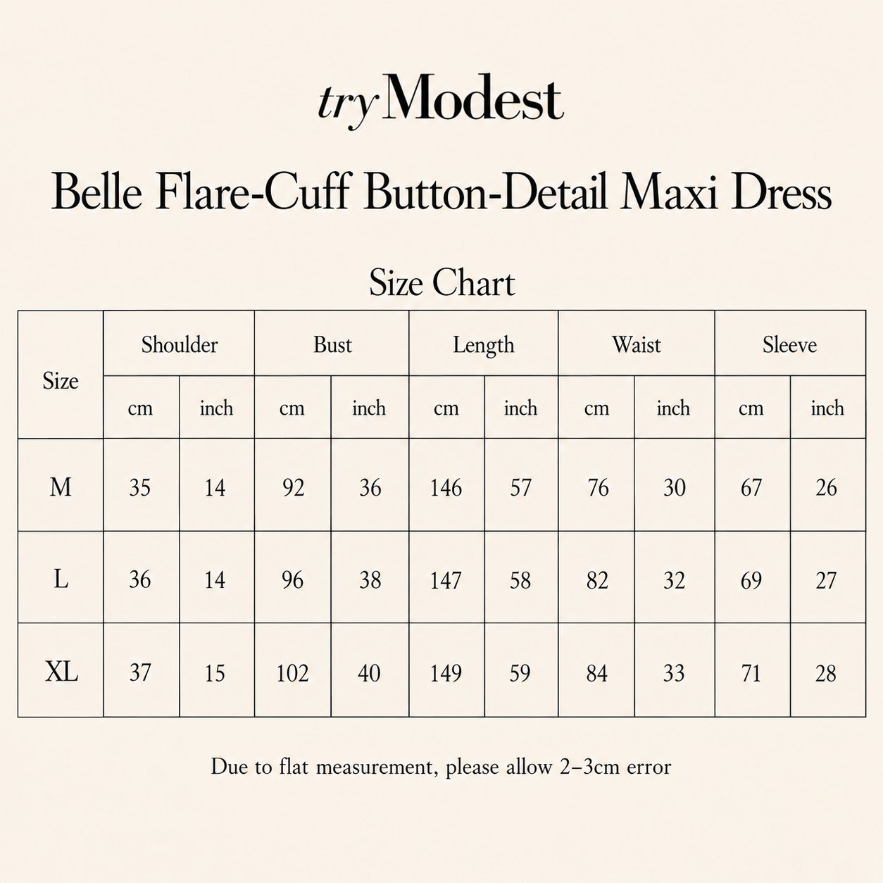 Belle Flare-Cuff Button-Detail Maxi Dress, view 5