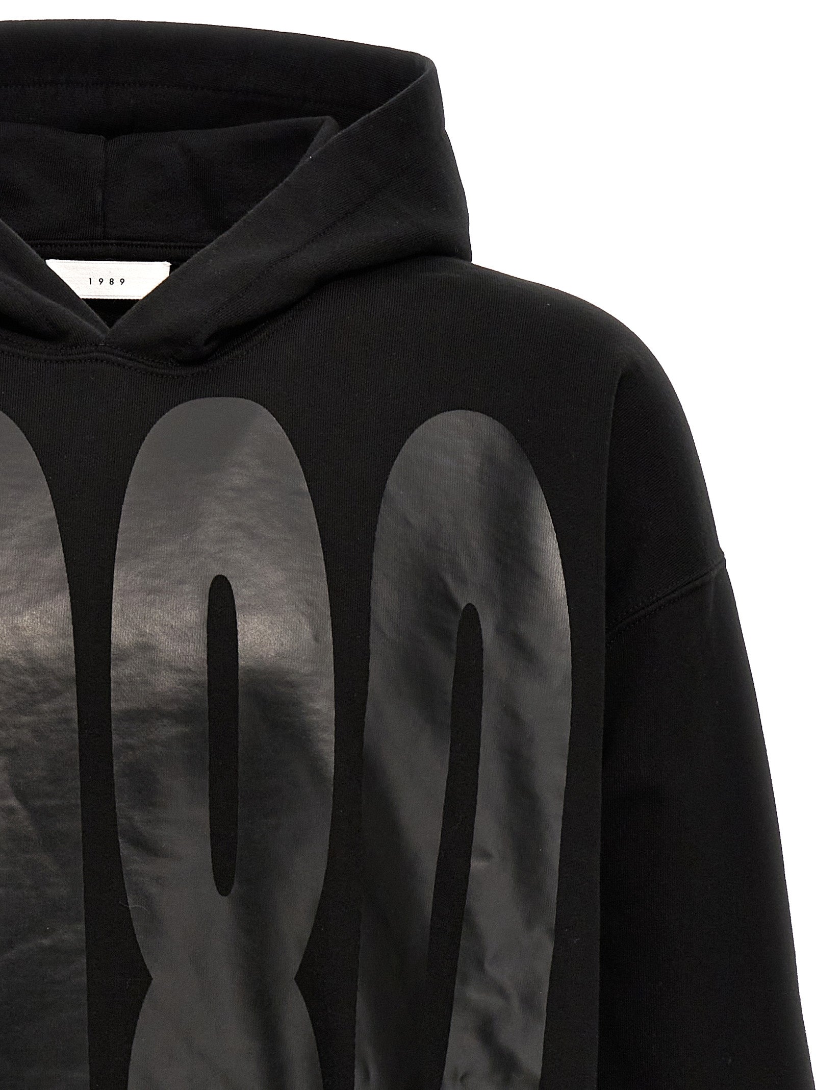 1989 Studio Faded Logo Hoodie — Black, view 3